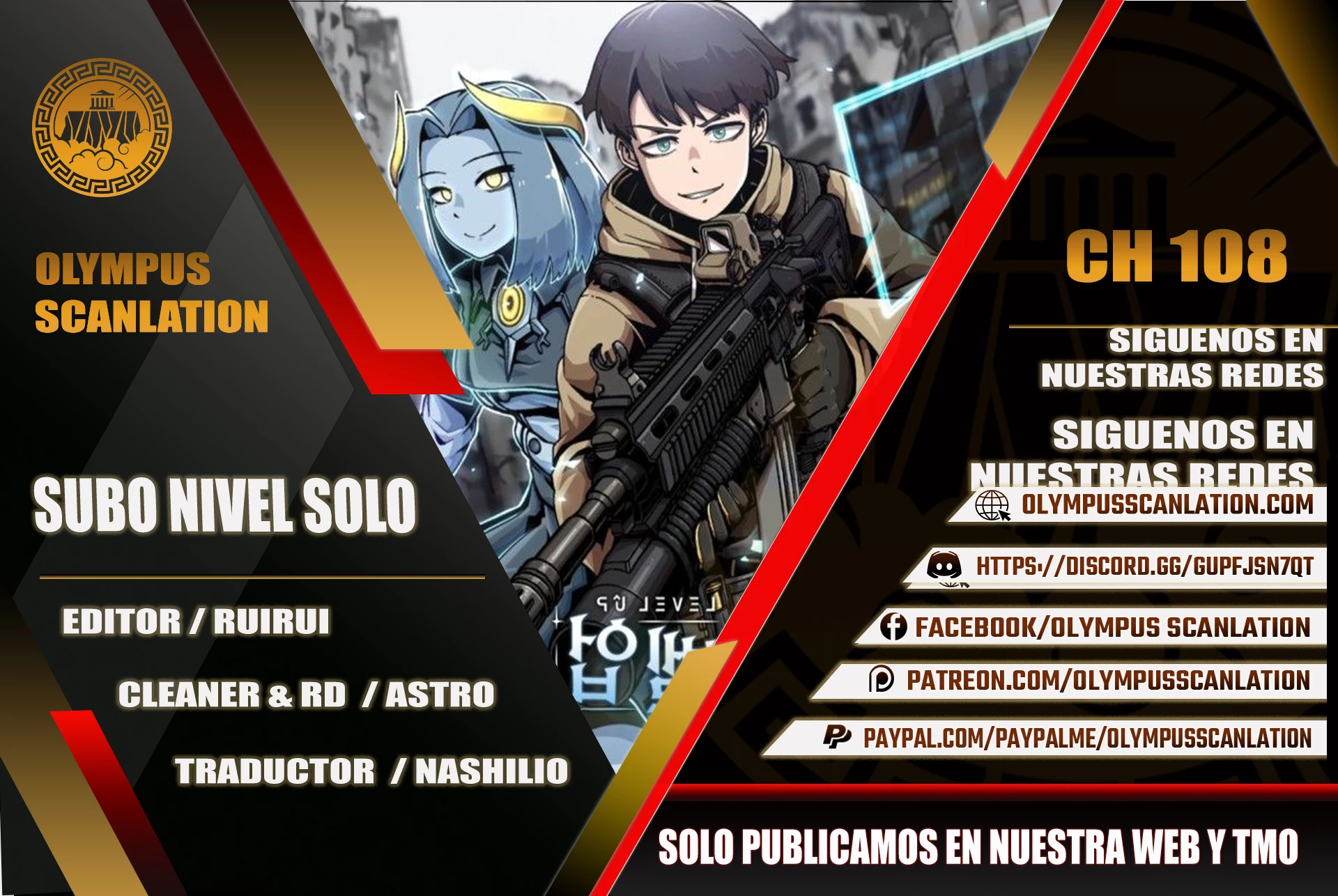 Subo de nivel solo > Capitulo 108 > Page 01