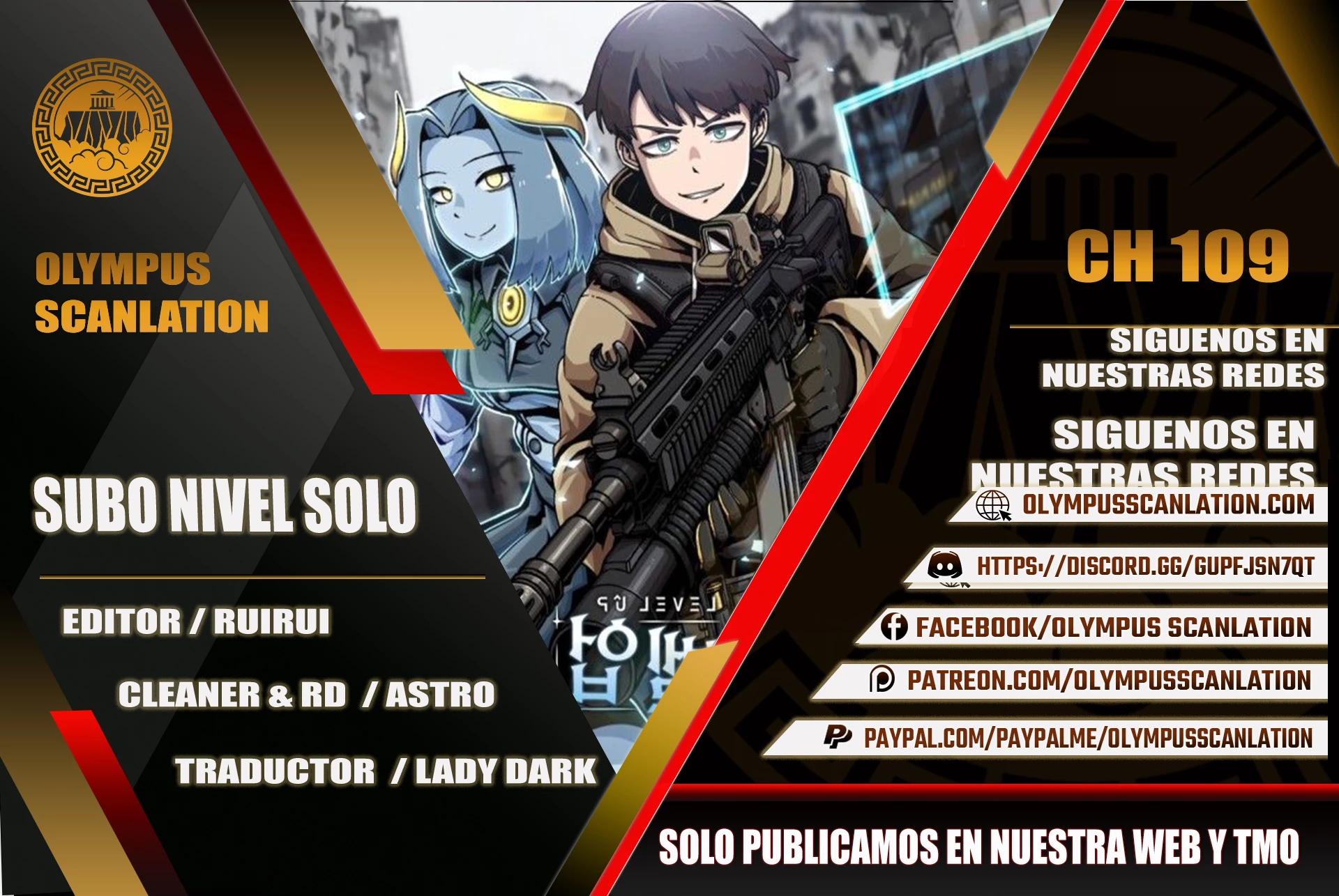 Subo de nivel solo > Capitulo 109 > Page 01