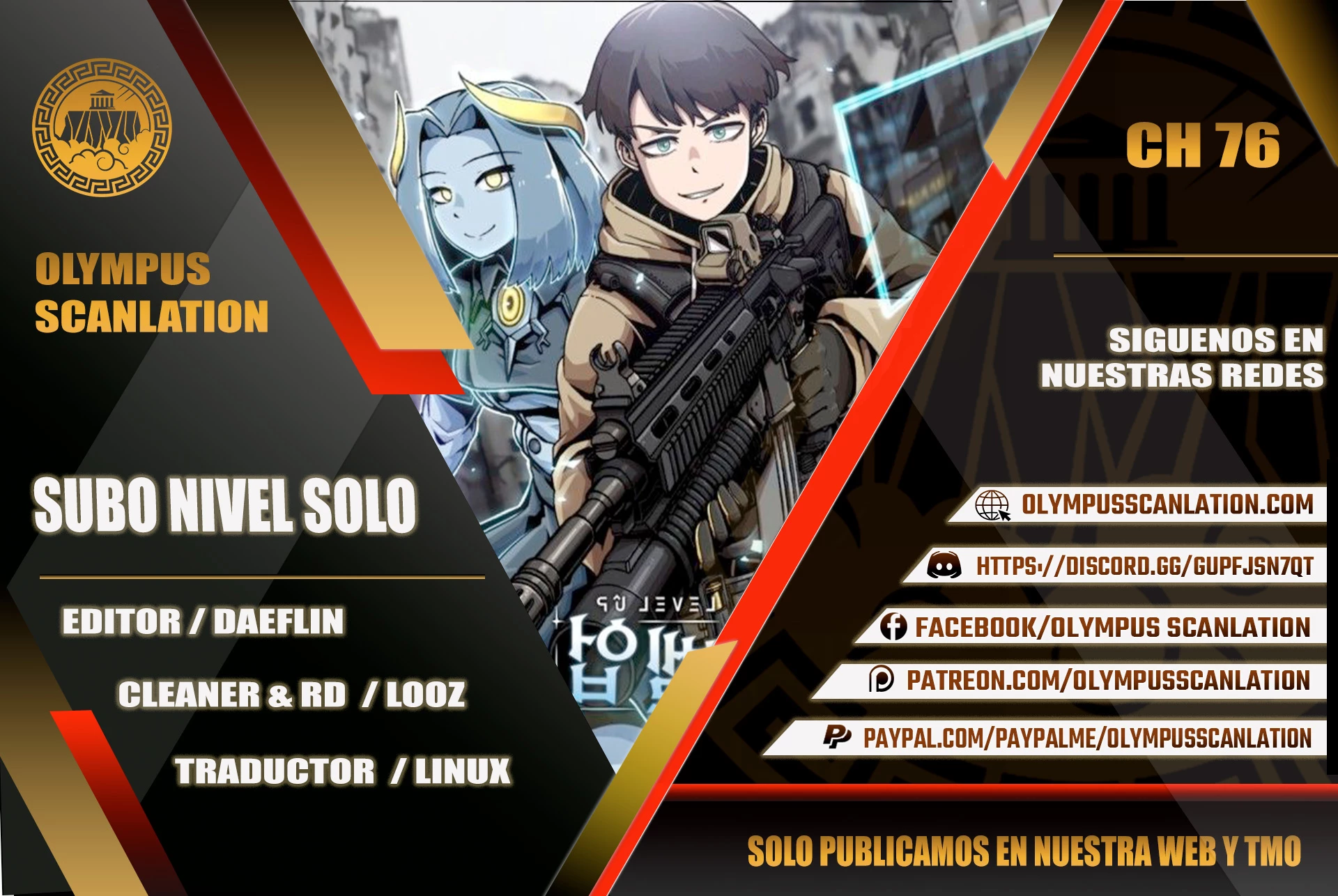 Subo de nivel solo > Capitulo 76 > Page 01