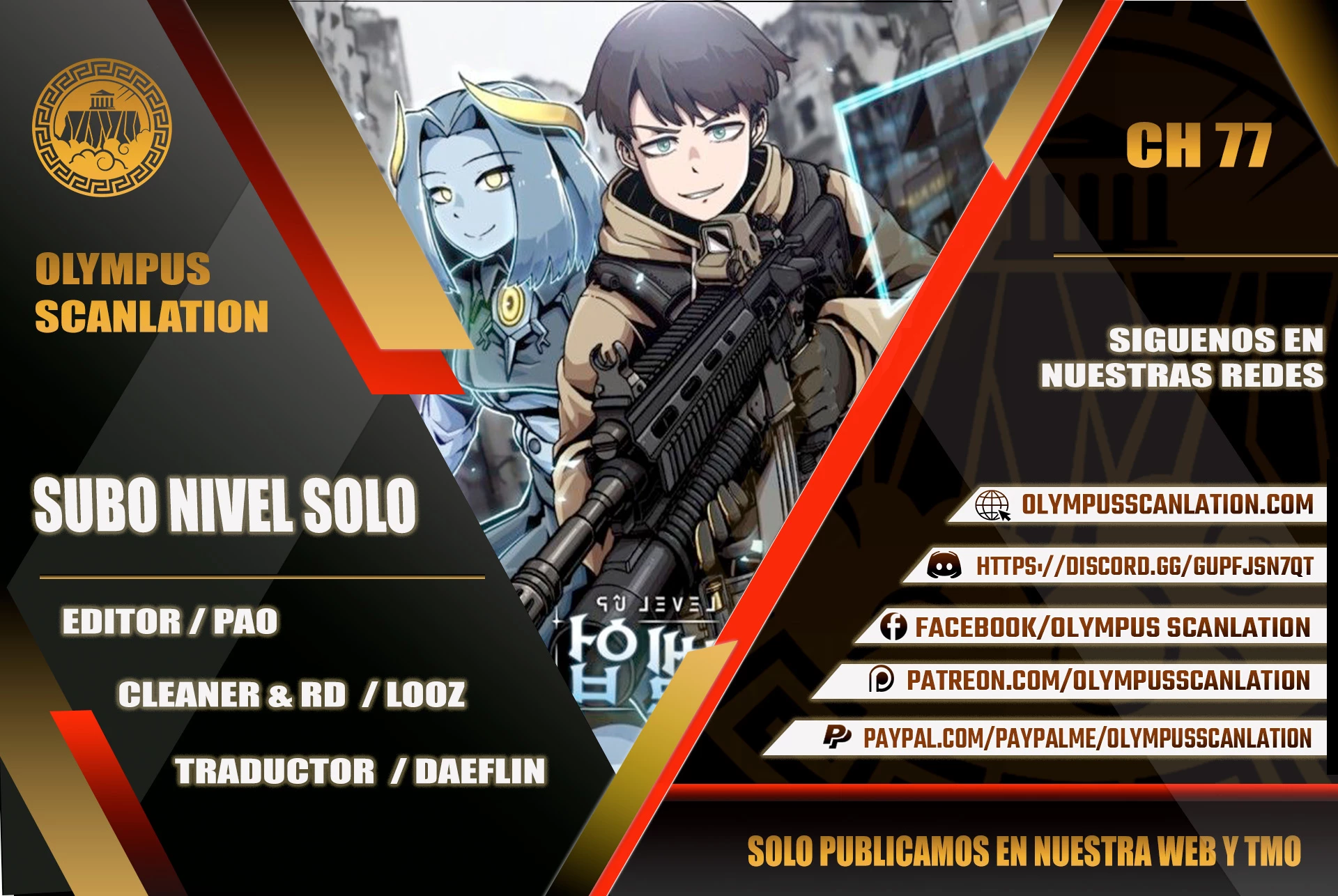 Subo de nivel solo > Capitulo 77 > Page 01