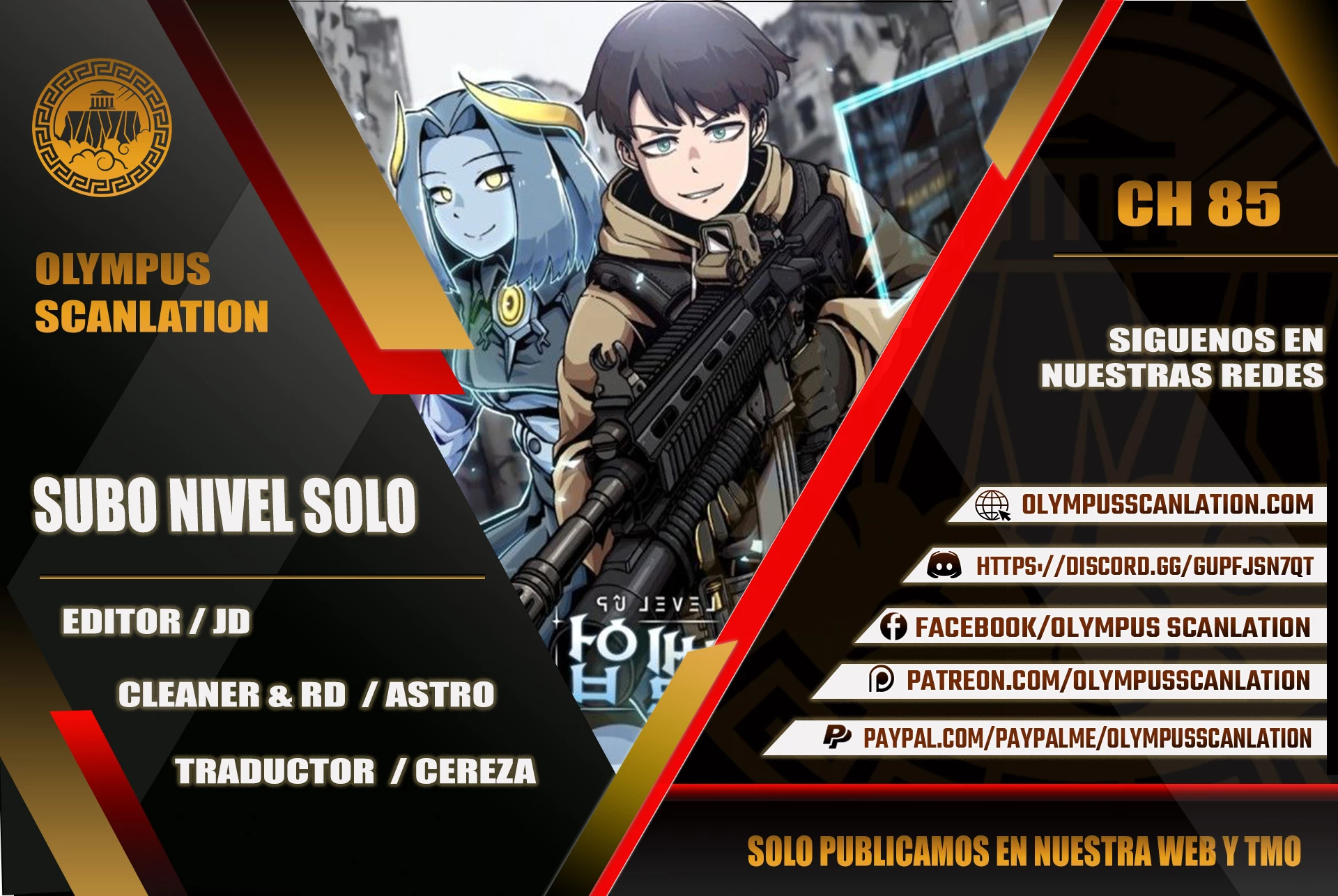 Subo de nivel solo > Capitulo 85 > Page 01