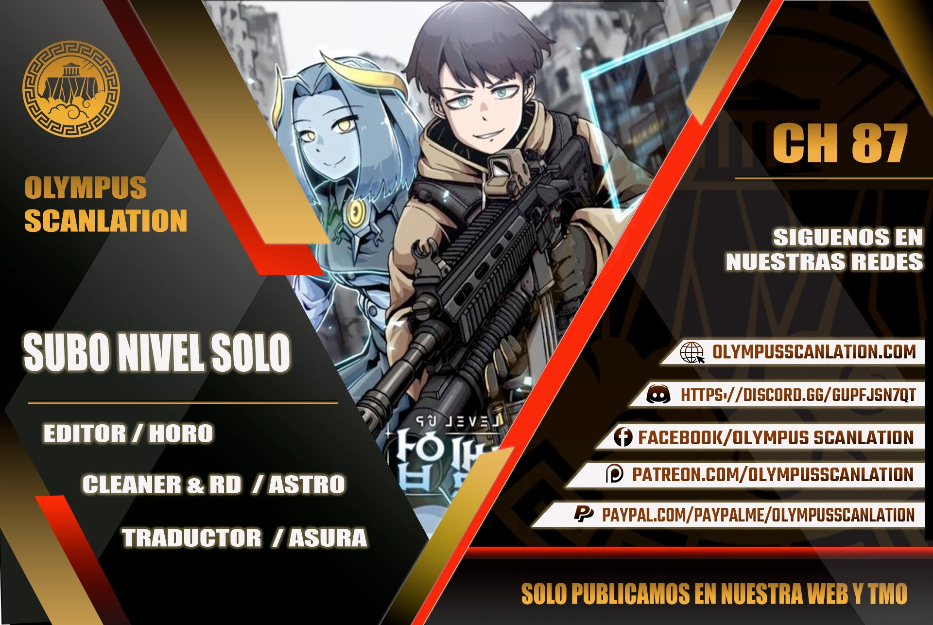 Subo de nivel solo > Capitulo 87 > Page 01