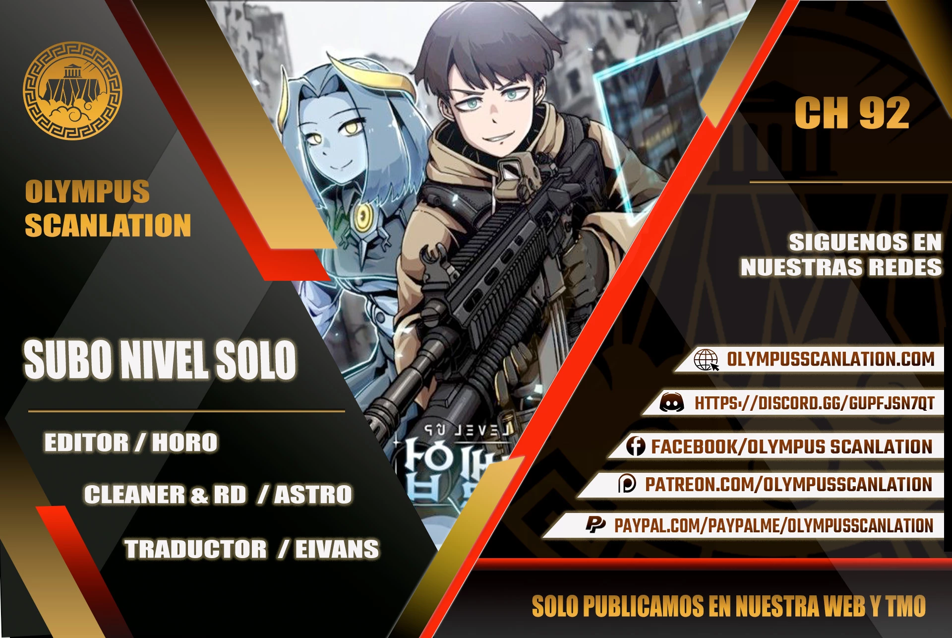 Subo de nivel solo > Capitulo 92 > Page 01