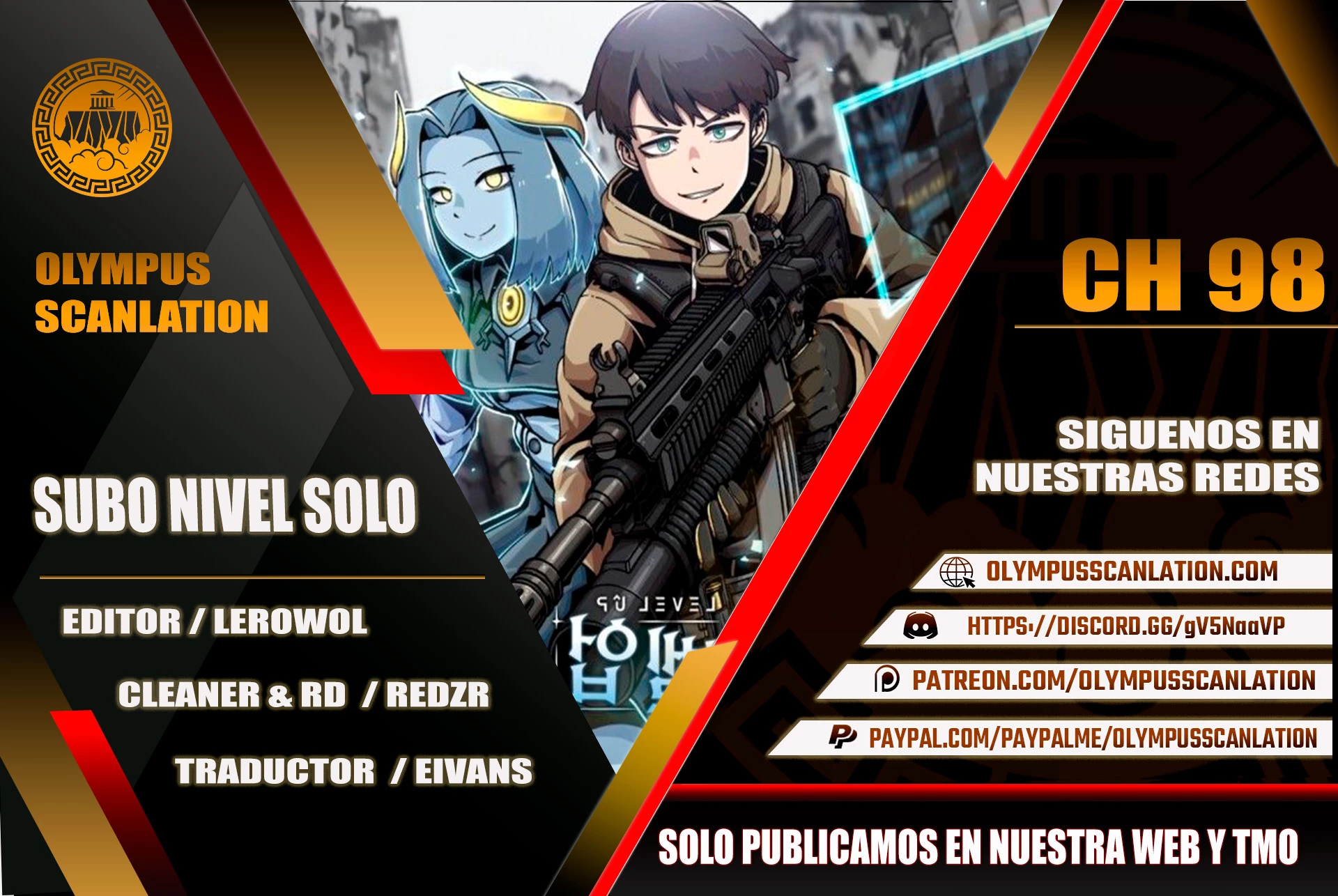 Subo de nivel solo > Capitulo 98 > Page 01