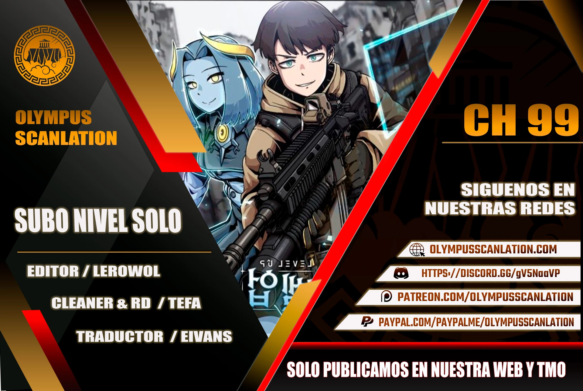 Subo de nivel solo > Capitulo 99 > Page 01