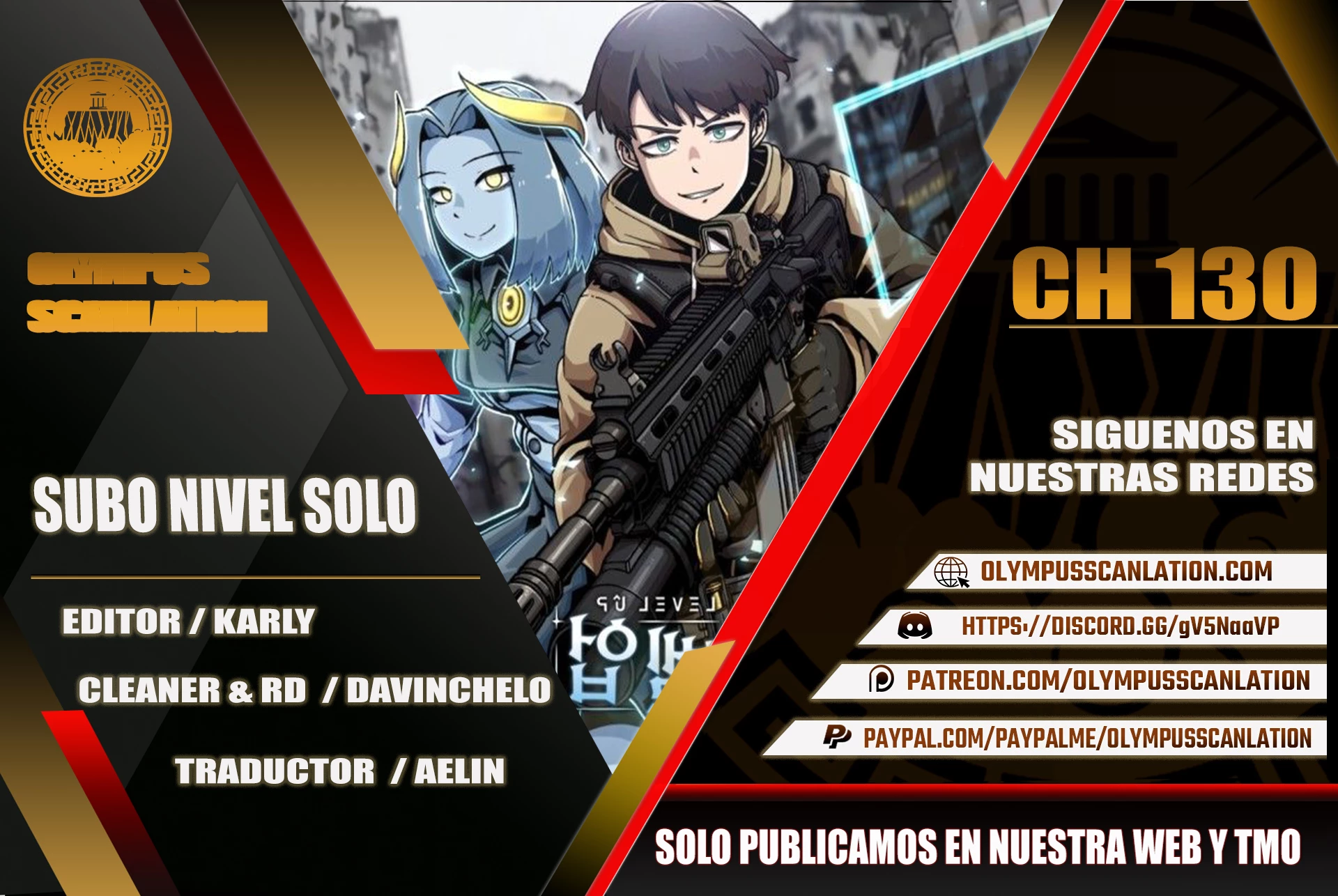 Subo de nivel solo > Capitulo 130 > Page 01