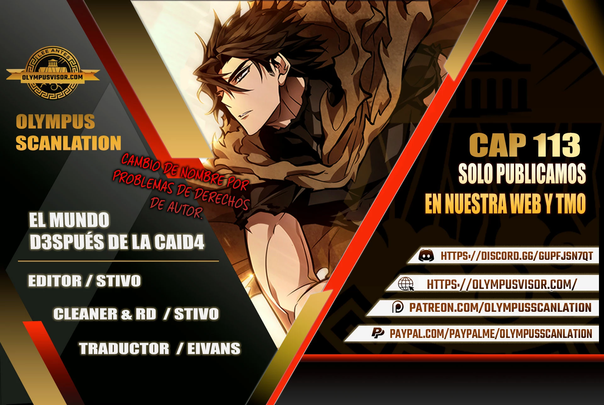 EL MUNDO DESPUES DEL FIN > Capitulo 113 > Page 01