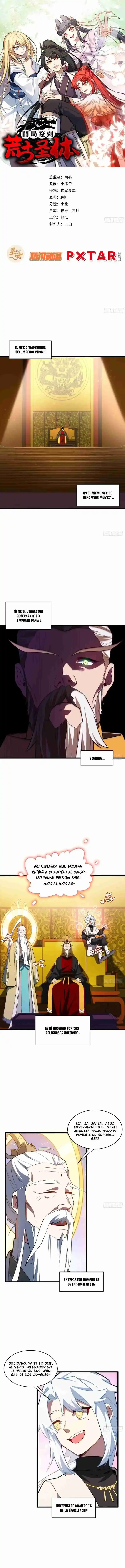 Iniciando con el Registro del Cuerpo Sagrado de la Antigüedad > Capitulo 105 > Page 01