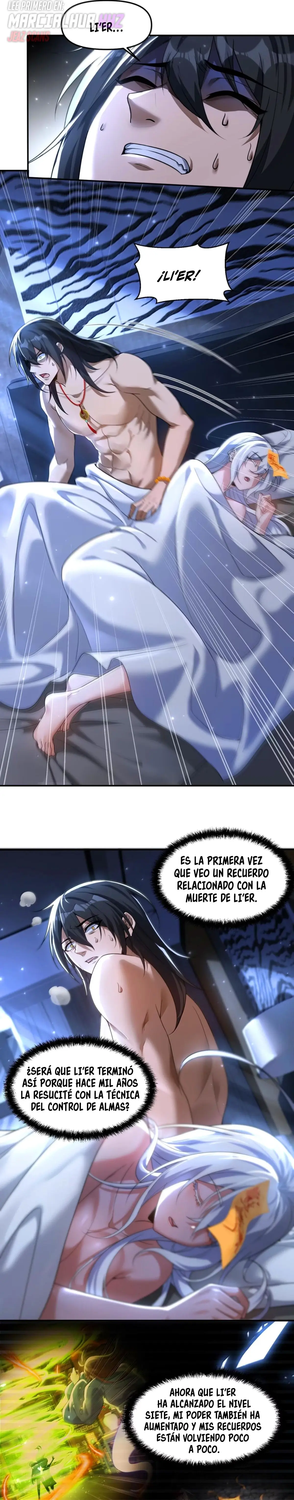 Haciendo travesuras en una transmisión en vivo, ¡le propuse matrimonio a un fantasma femenino y ella realmente aceptó?! > Capitulo 93 > Page 121