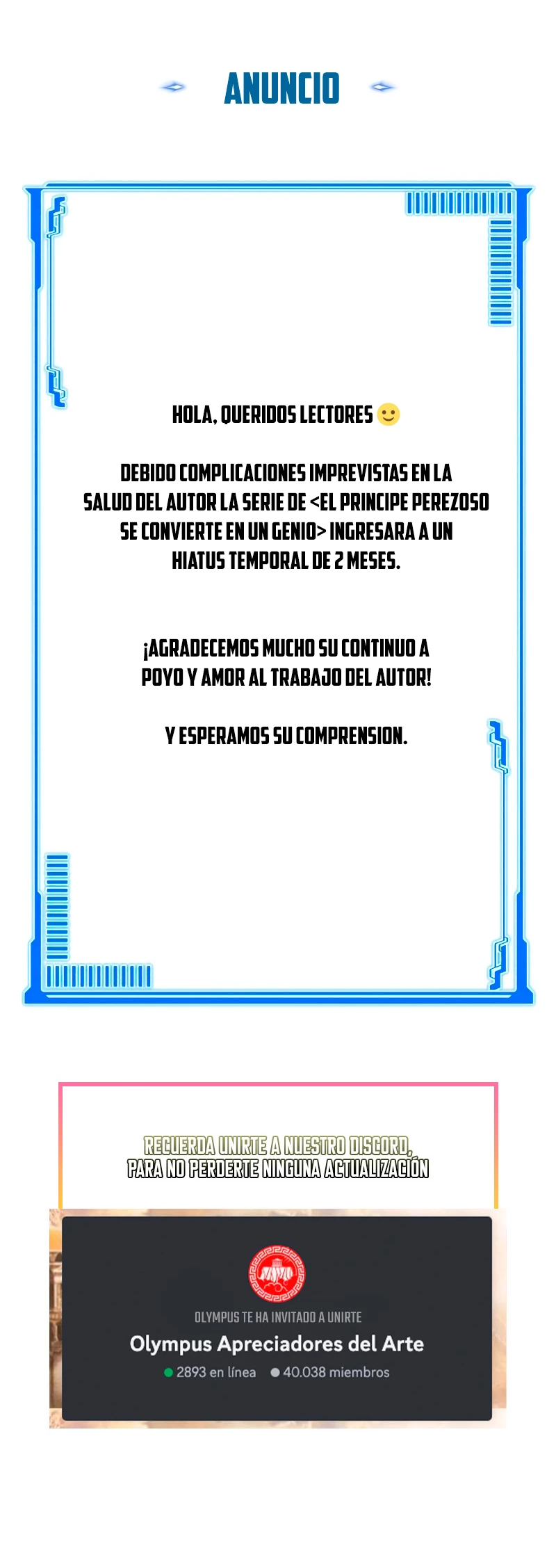 El principe perezoso se convierte en un genio > Capitulo 106.2 > Page 01