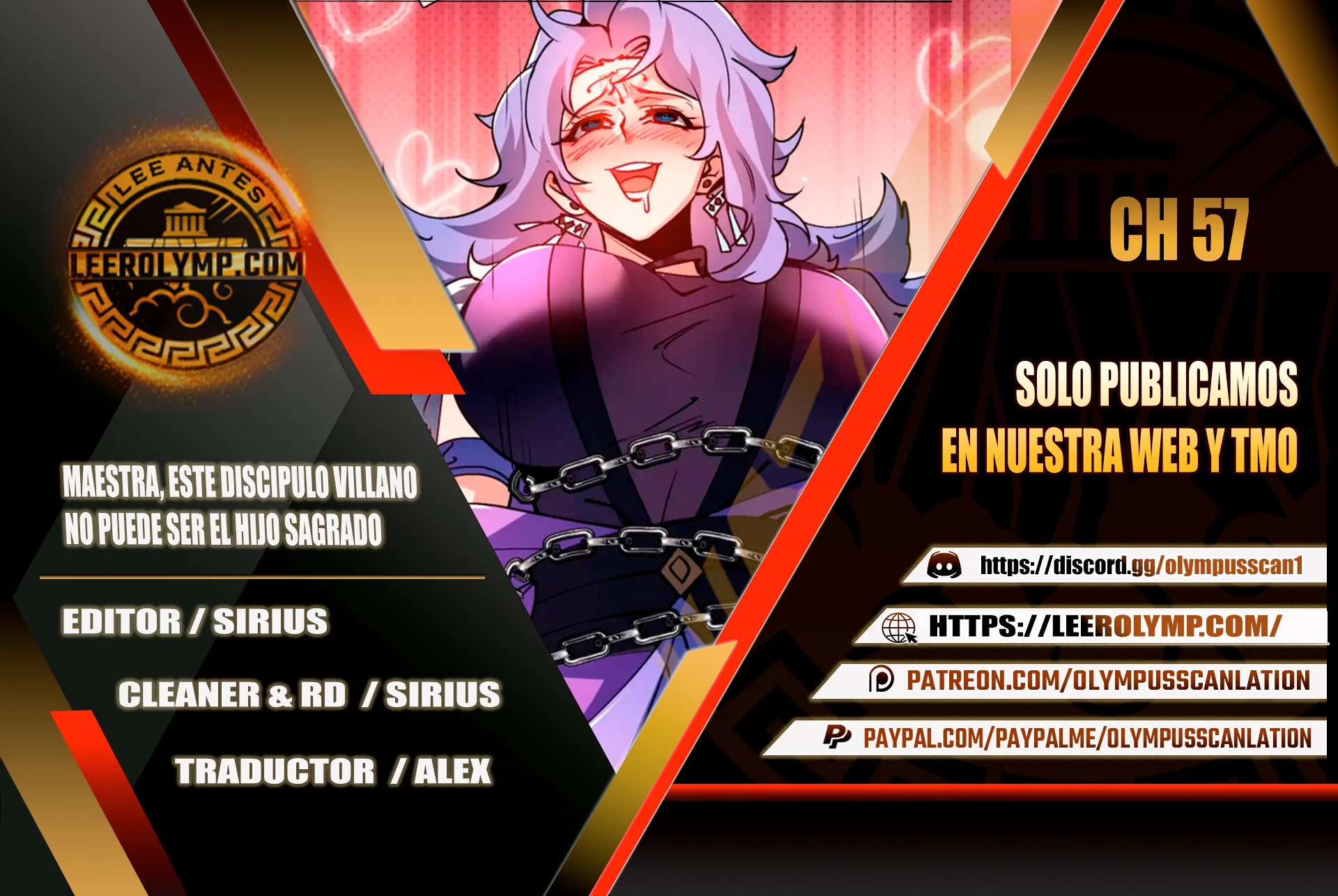 Maestra, este Discípulo Villano no puede ser el Hijo Sagrado > Capitulo 57 > Page 01