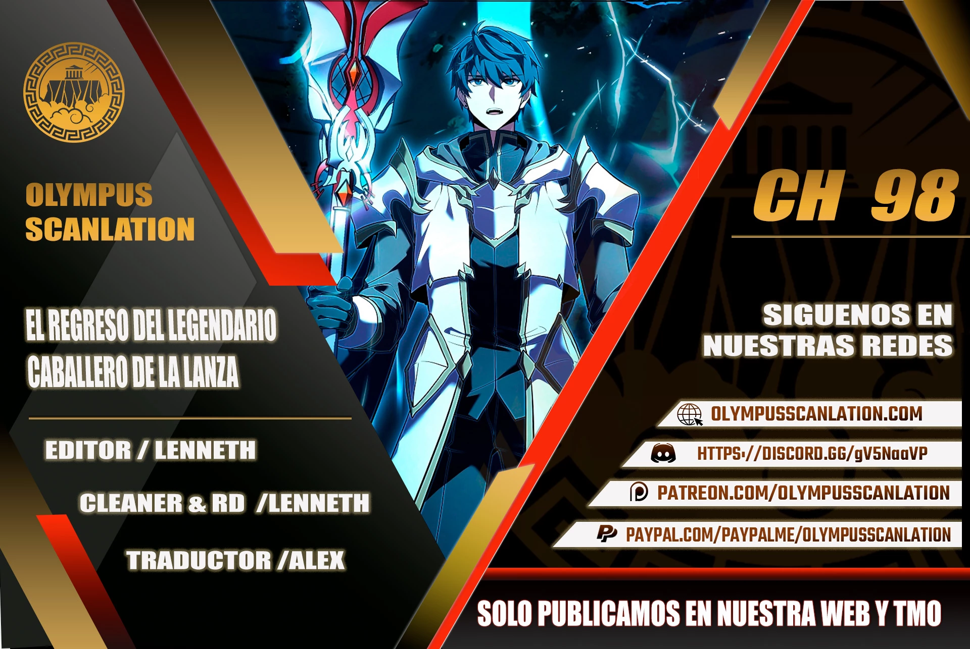  El Regreso del Legendario Caballero de la Lanza > Capitulo 98 > Page 01