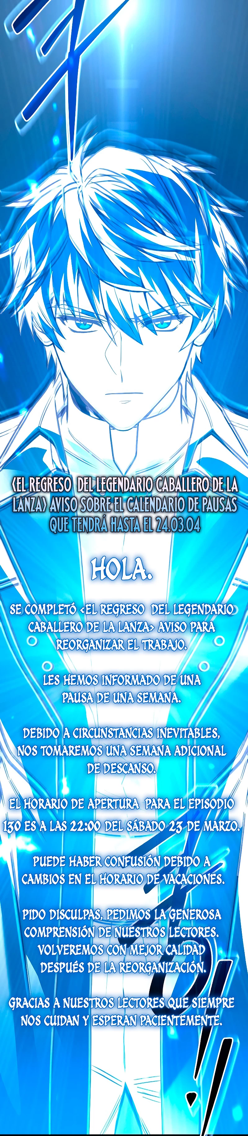  El Regreso del Legendario Caballero de la Lanza > Capitulo 129.05 > Page 01