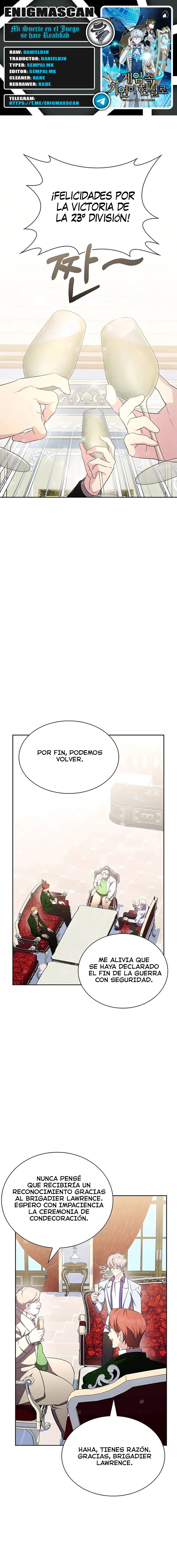 Mi Suerte En El Juego Se Hace Realidad > Capitulo 14 > Page 01