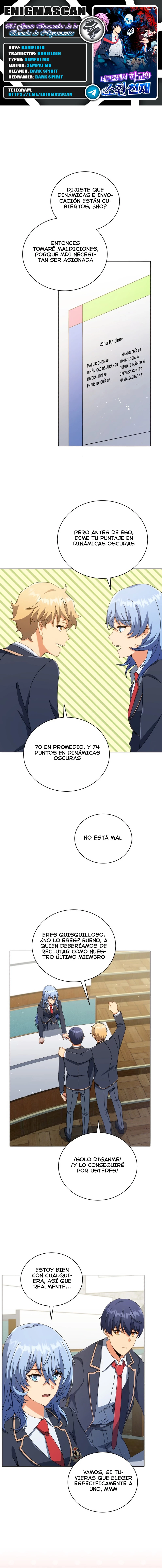 El Genio Invocador de la Escuela de Nigromantes > Capitulo 27 > Page 01