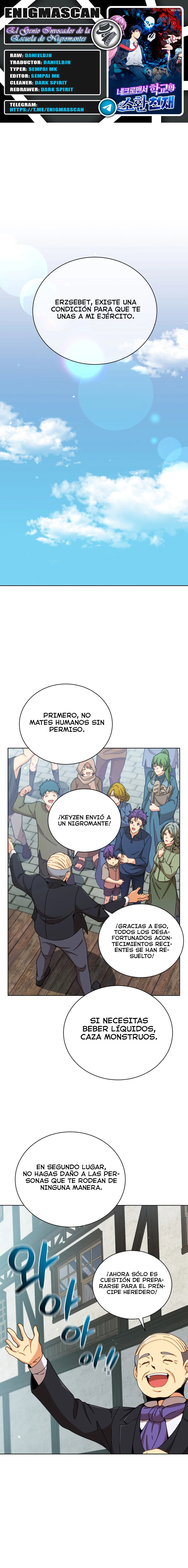 El Genio Invocador de la Escuela de Nigromantes > Capitulo 50 > Page 01