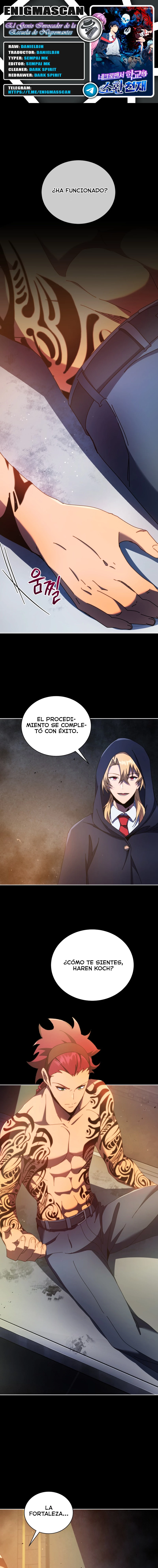 El Genio Invocador de la Escuela de Nigromantes > Capitulo 58 > Page 01