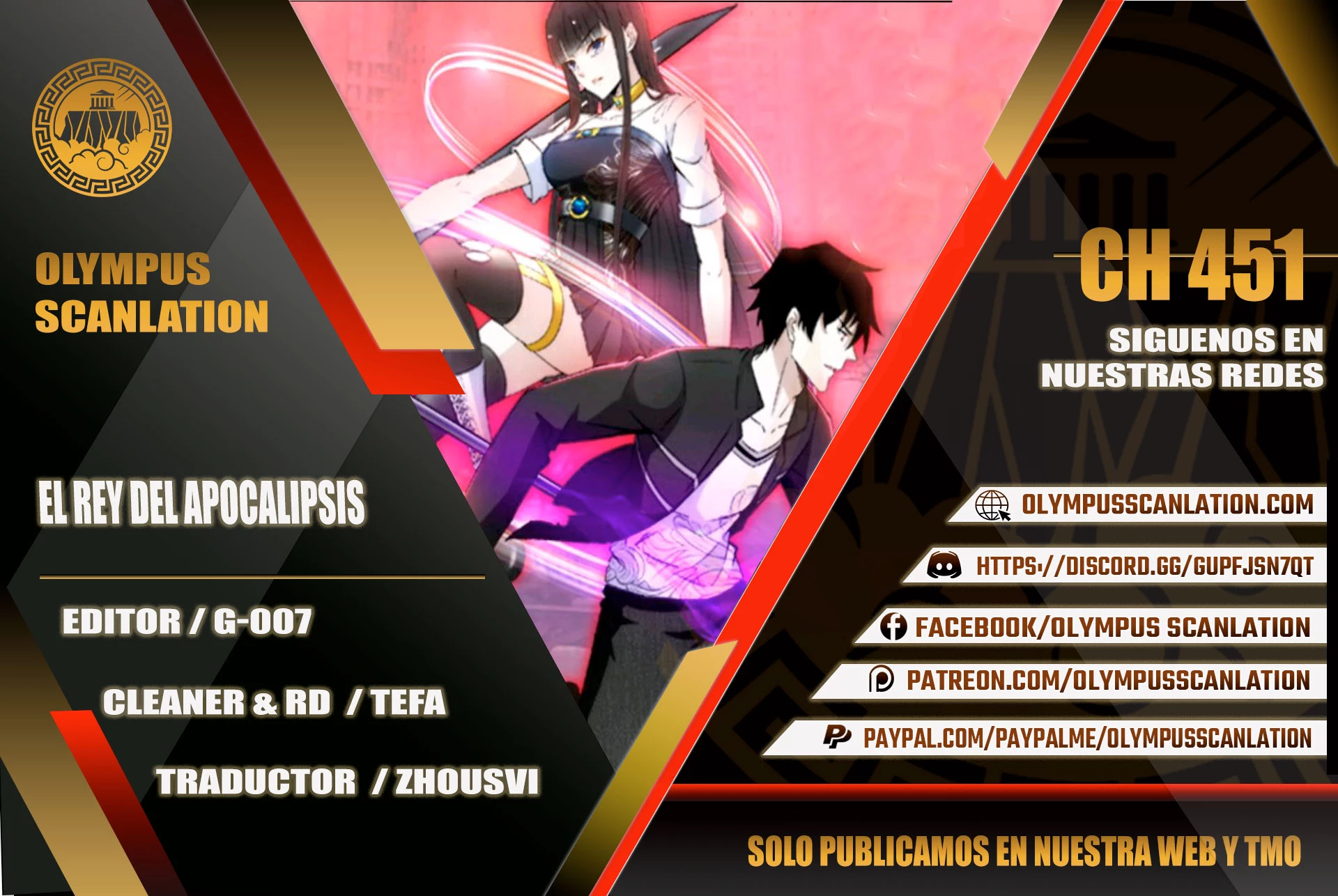 El rey del apocalipsis > Capitulo 451 > Page 01