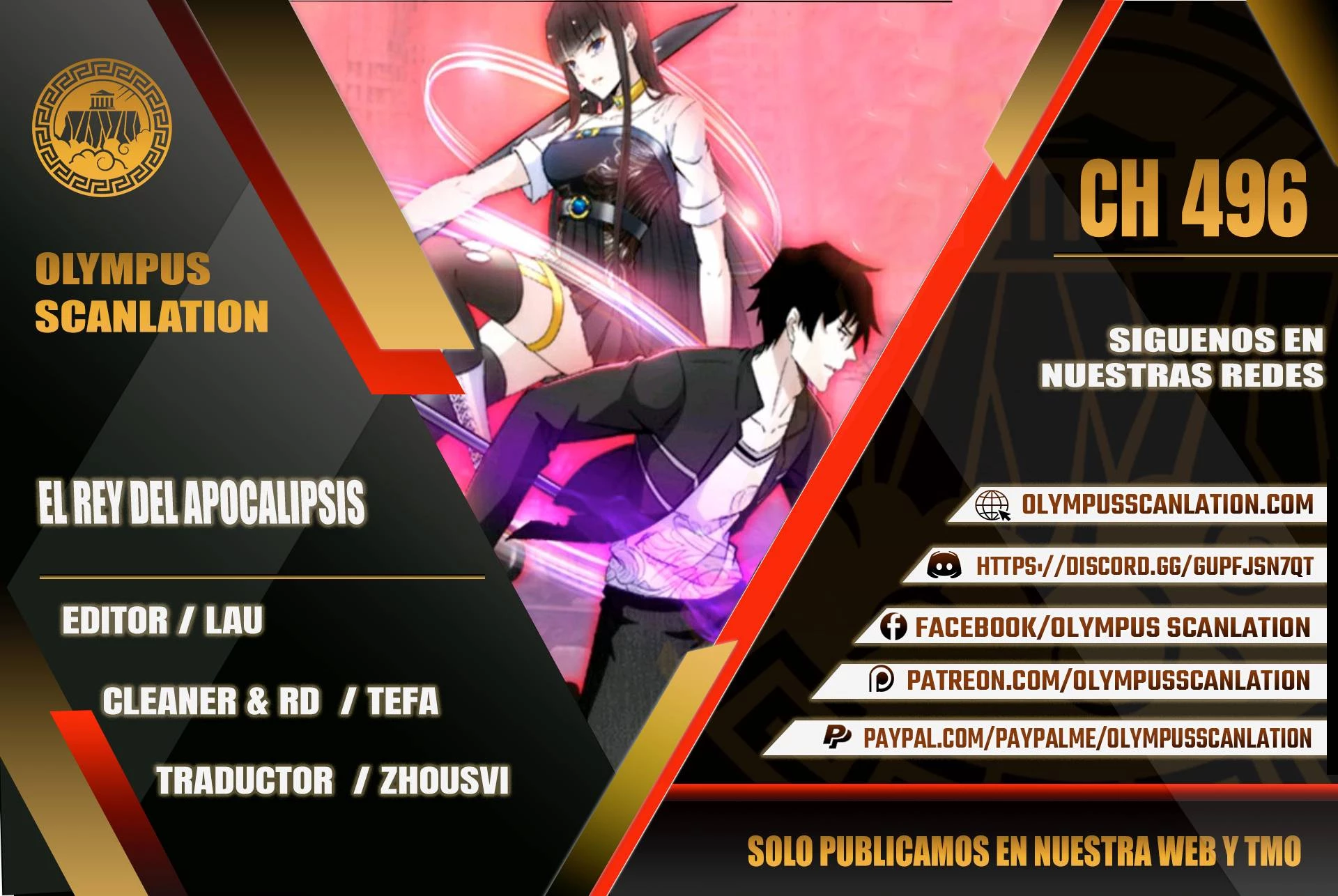 El rey del apocalipsis > Capitulo 496 > Page 01