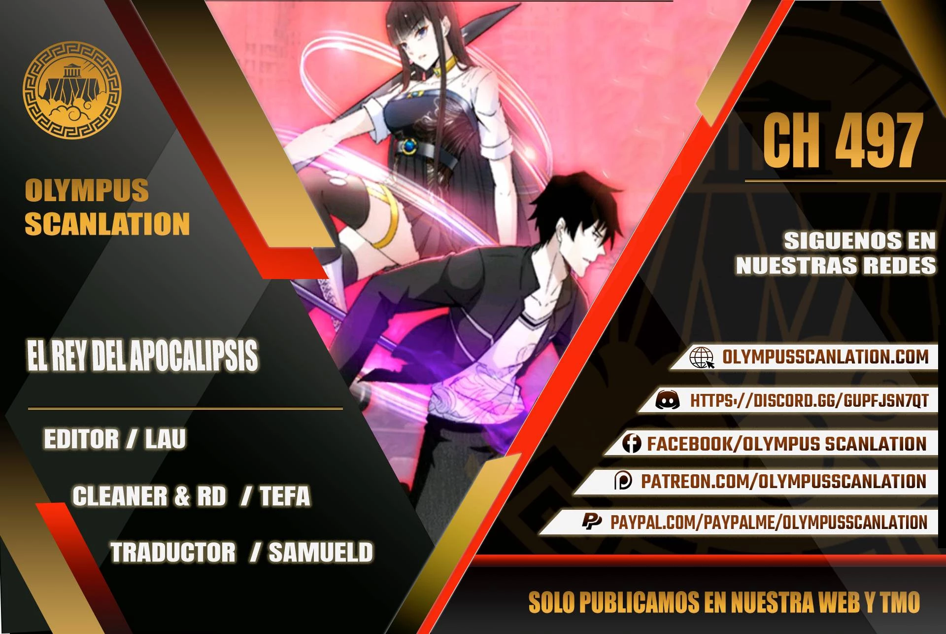 El rey del apocalipsis > Capitulo 497 > Page 01