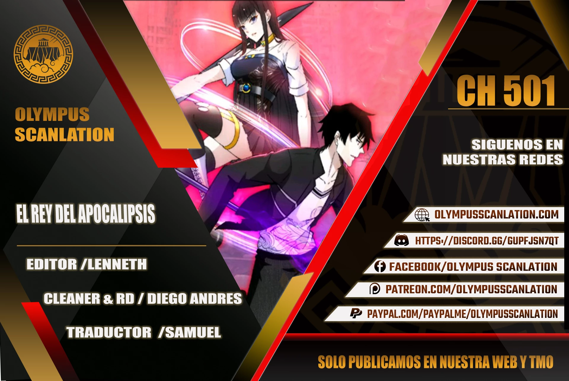 El rey del apocalipsis > Capitulo 501 > Page 01