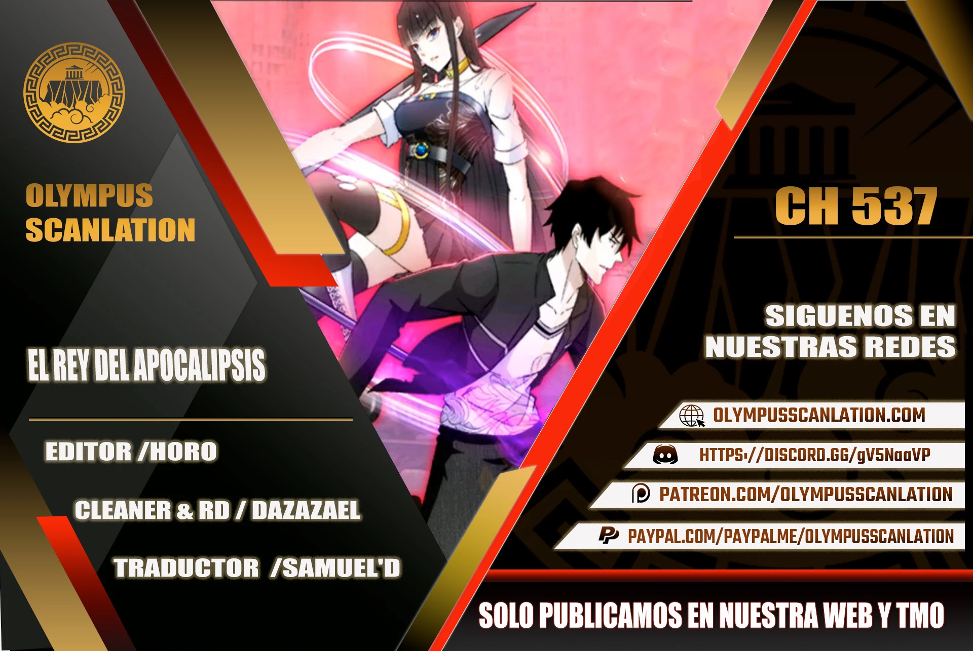 El rey del apocalipsis > Capitulo 537 > Page 01