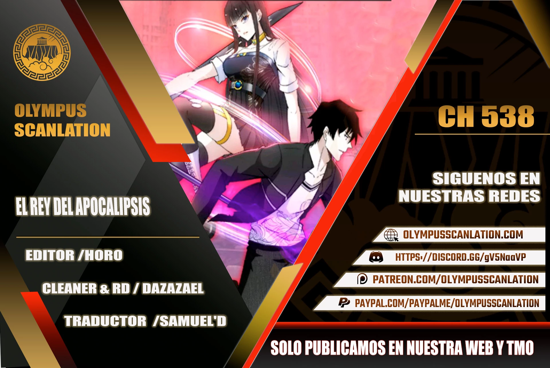 El rey del apocalipsis > Capitulo 538 > Page 01