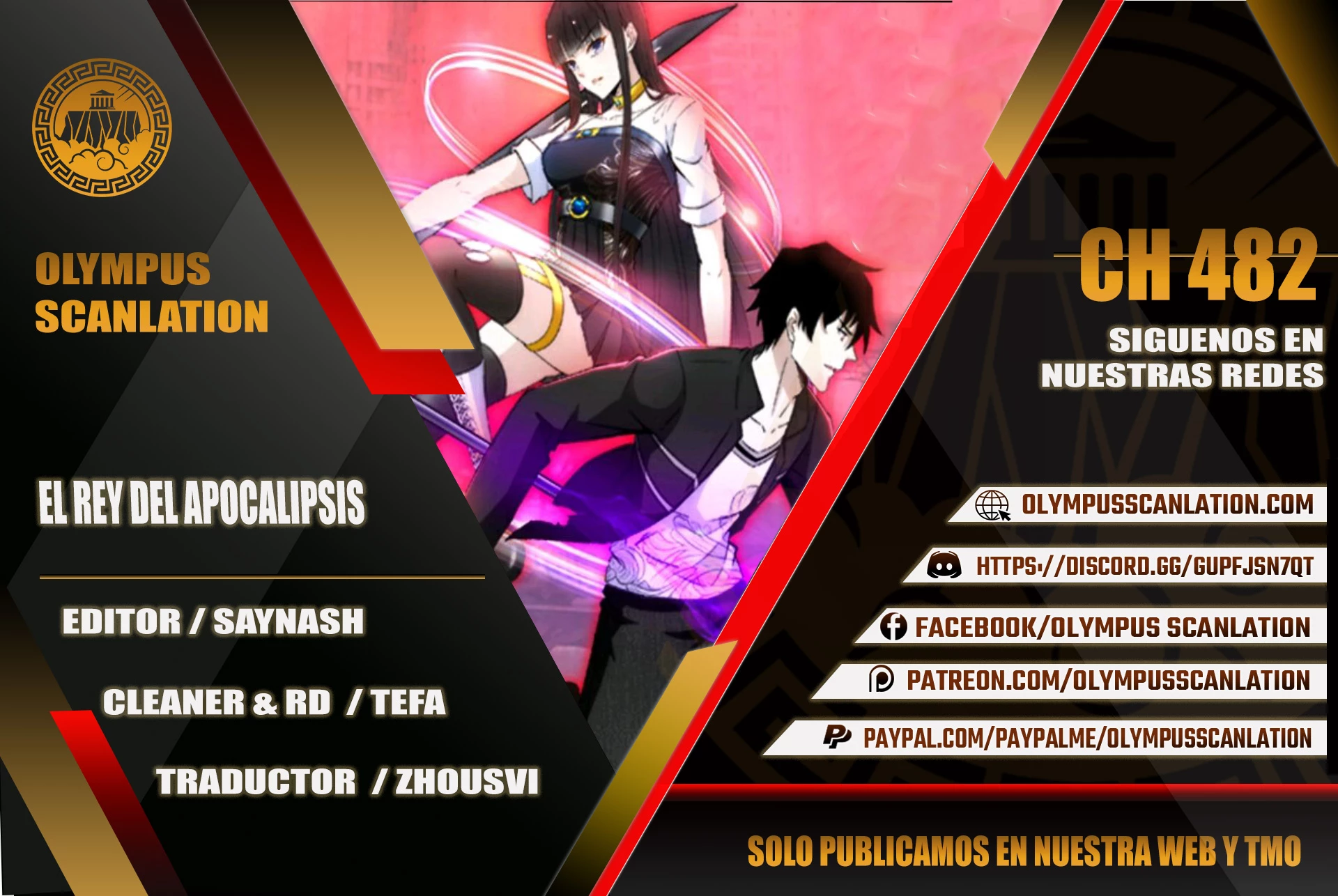 El rey del apocalipsis > Capitulo 482 > Page 01