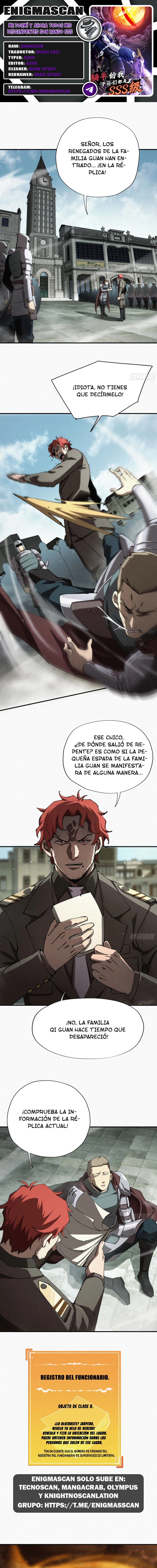 Me Dormí y Ahora todos mis Descendientes son Rango SSS > Capitulo 8 > Page 01