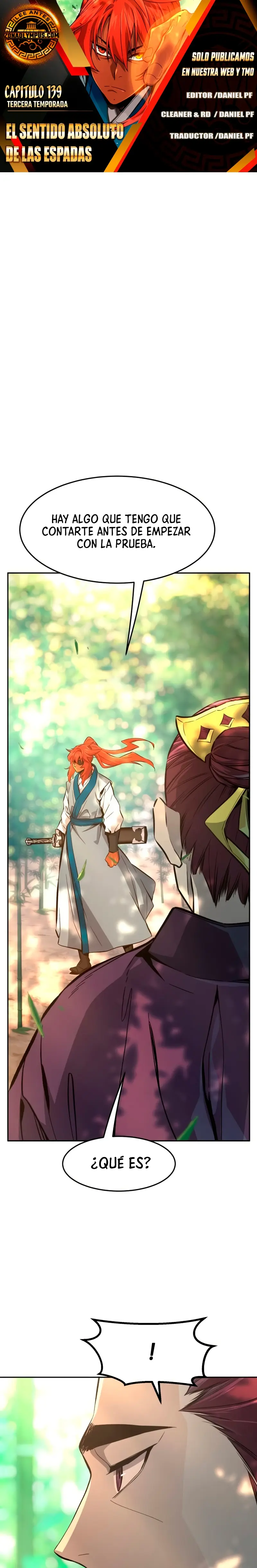 El Sentido Absoluto de las Espadas > Capitulo 139 > Page 01