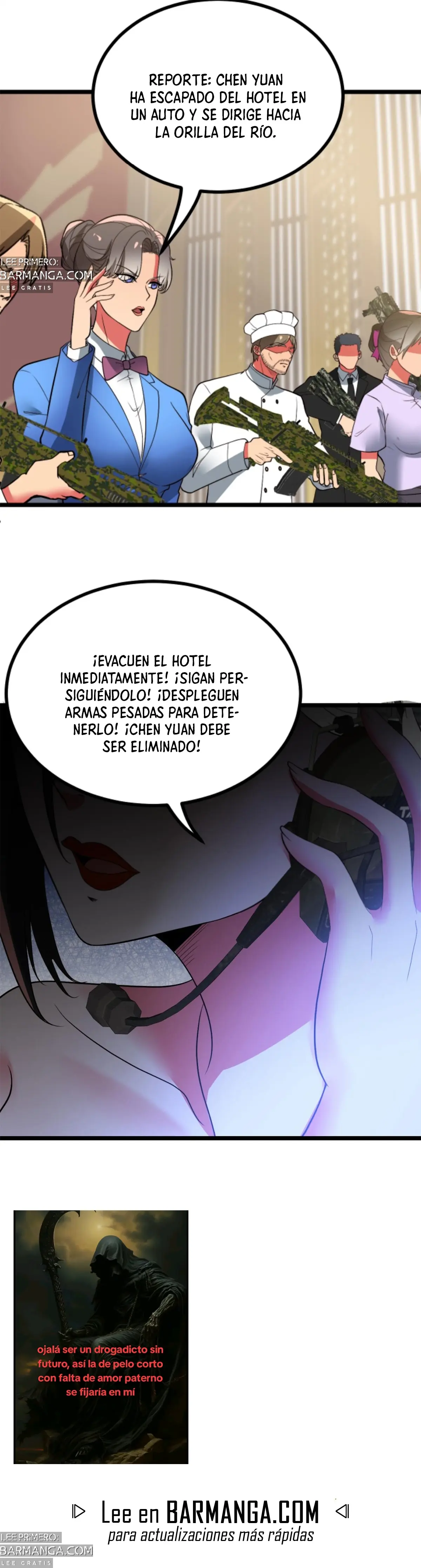 Me cansé de ser un lame-culos y Ahora Tengo 90 mil millones de monedas de oro > Capitulo 478 > Page 121