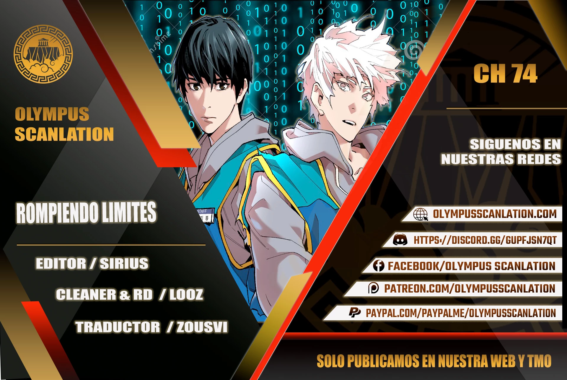 Rompiendo Limites > Capitulo 74 > Page 01