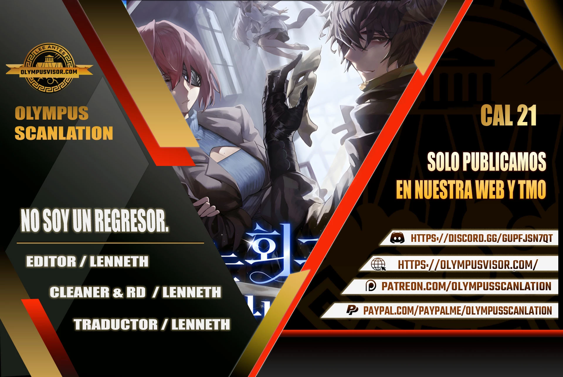 No soy un regresor > Capitulo 21 > Page 01
