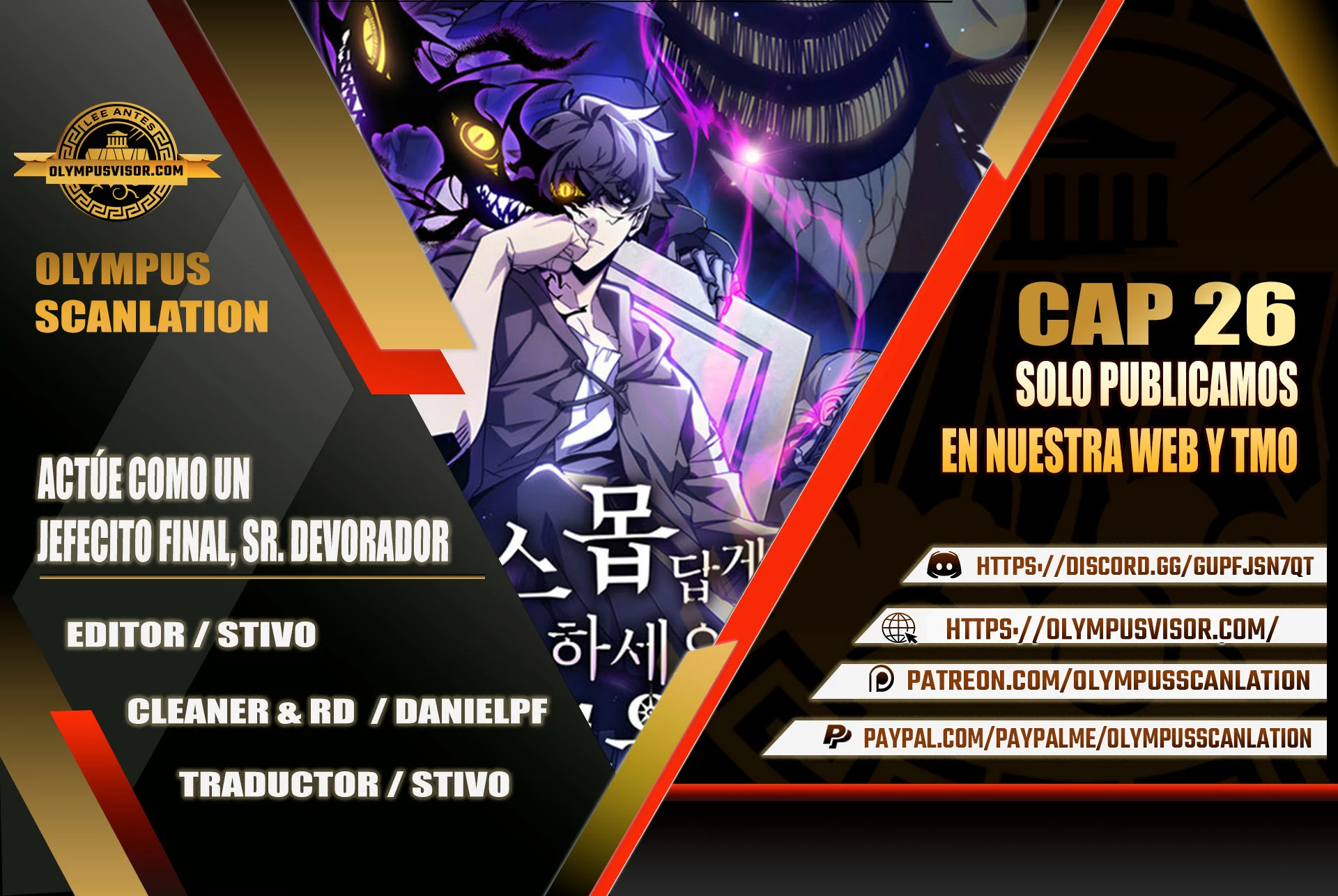 *Actúe como un jefecito final, Sr. devorador > Capitulo 26 > Page 01