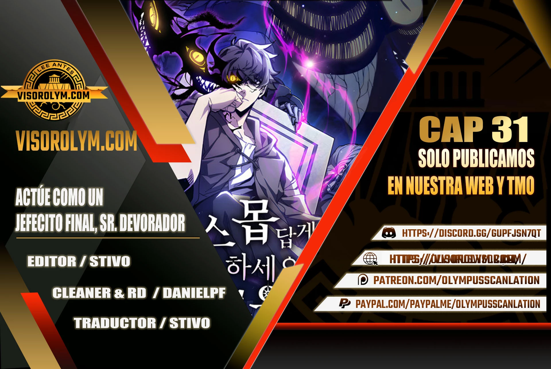 *Actúe como un jefecito final, Sr. devorador > Capitulo 31 > Page 01