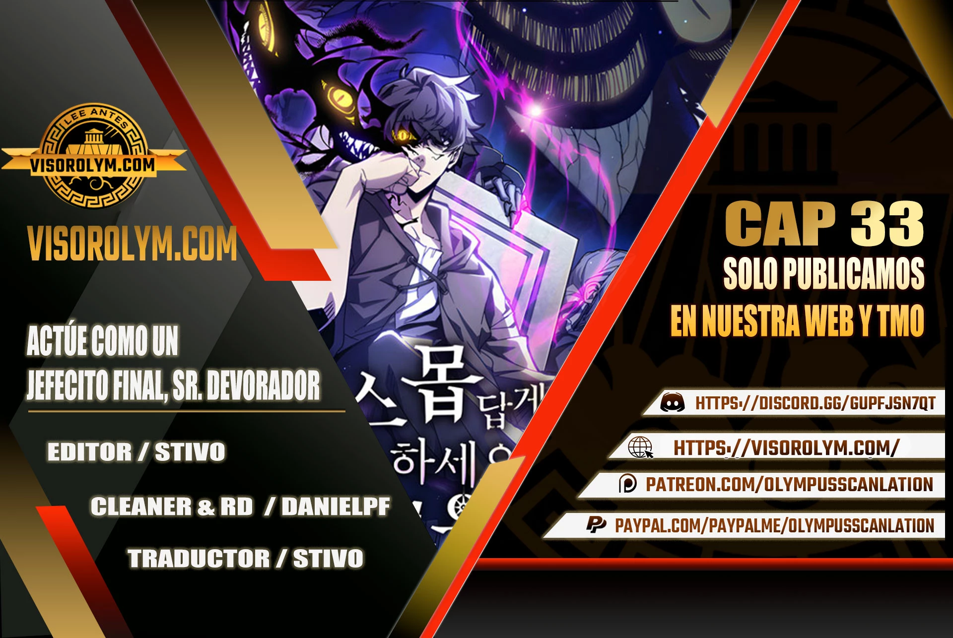 *Actúe como un jefecito final, Sr. devorador > Capitulo 33 > Page 01
