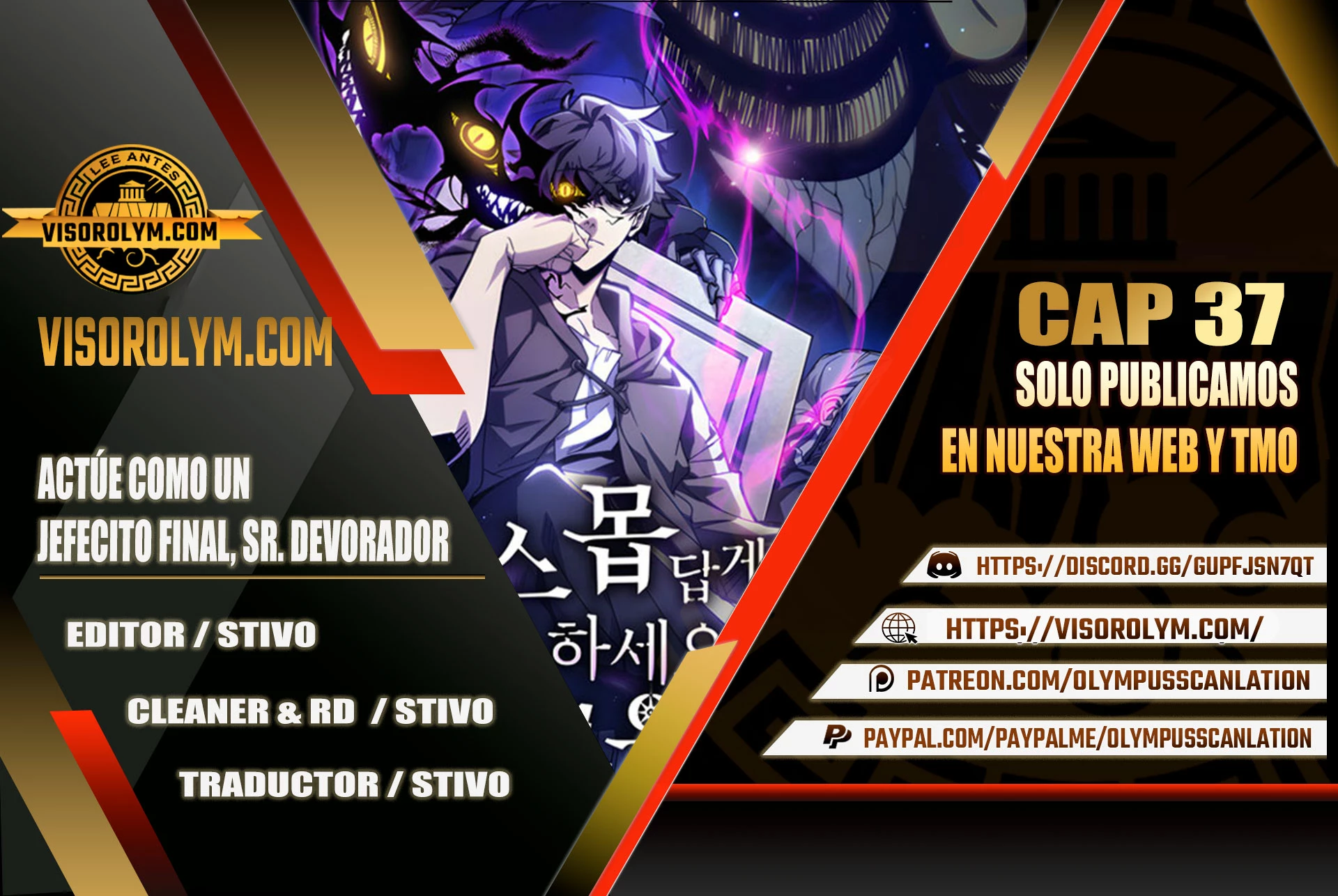 *Actúe como un jefecito final, Sr. devorador > Capitulo 37 > Page 01