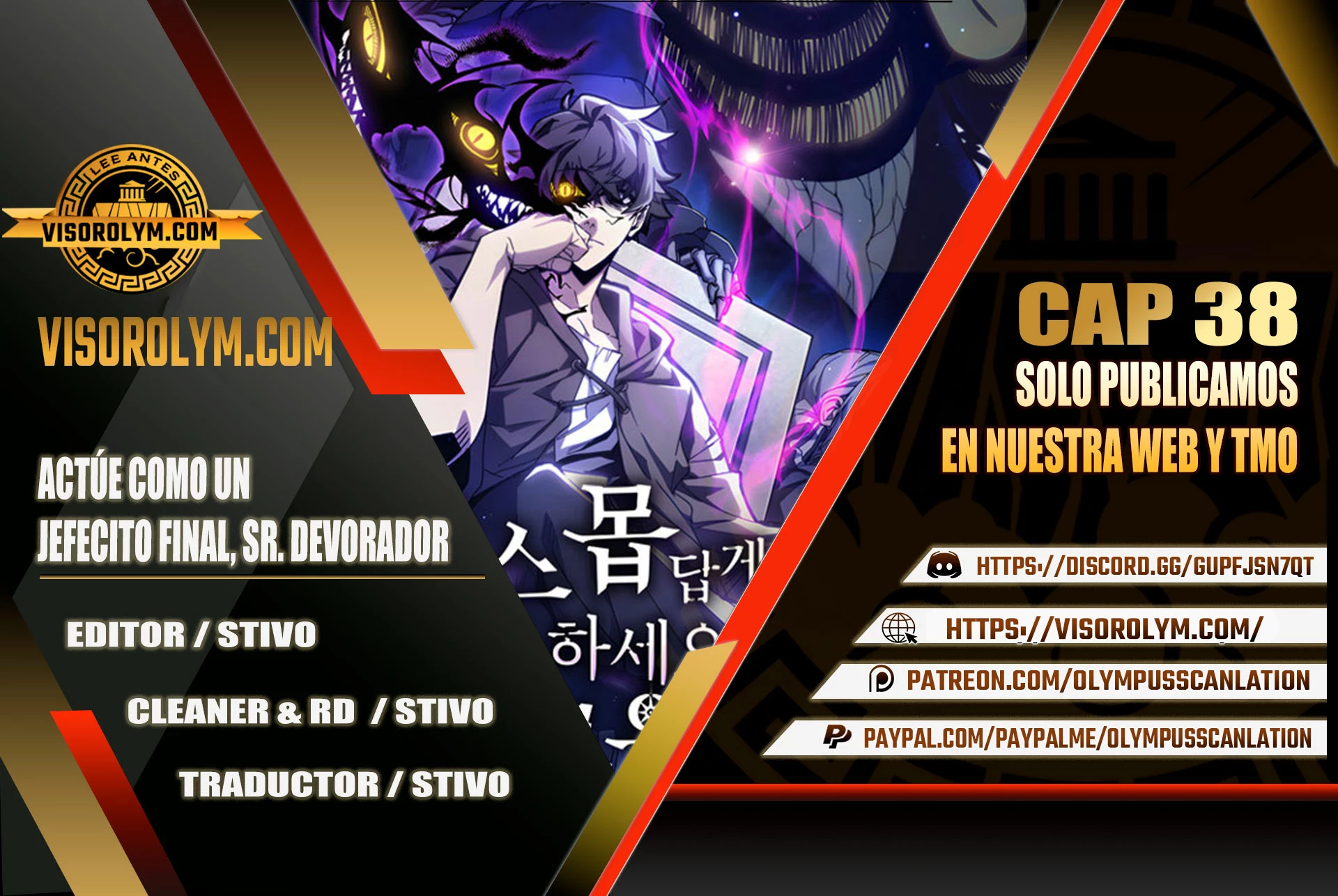 *Actúe como un jefecito final, Sr. devorador > Capitulo 38 > Page 01