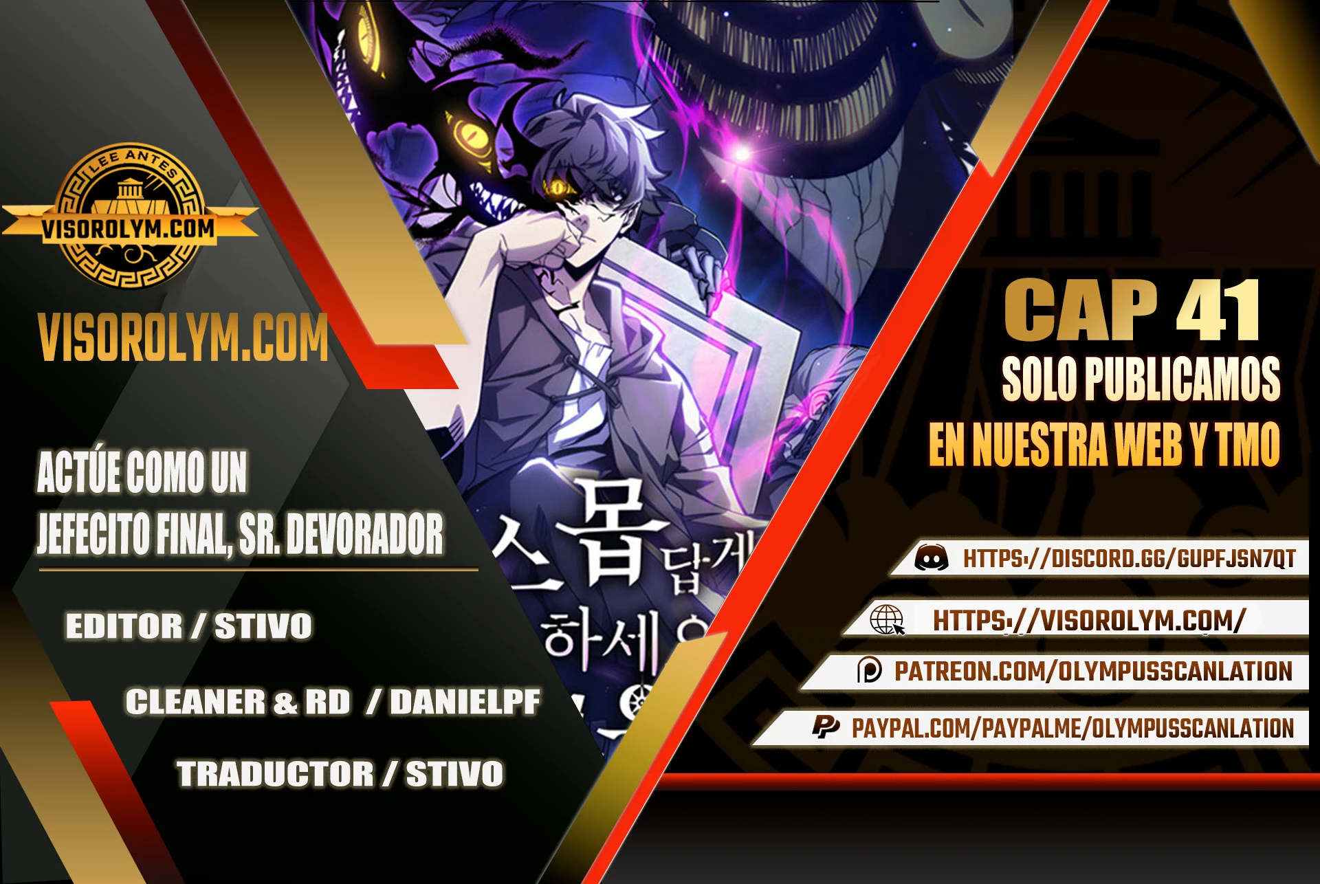 *Actúe como un jefecito final, Sr. devorador > Capitulo 41 > Page 01