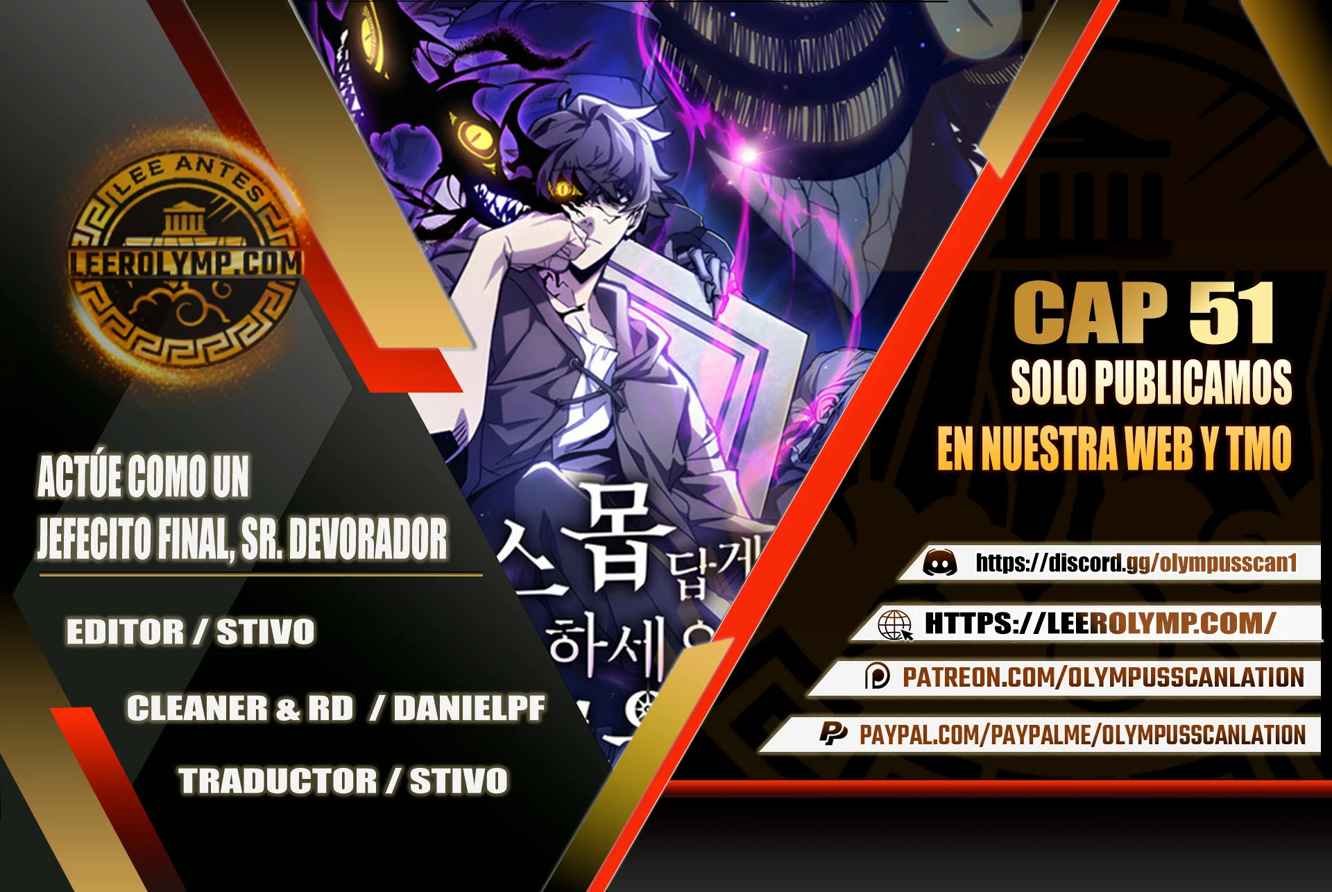 Actúe como un jefecito final, Sr. devorador > Capitulo 51 > Page 01