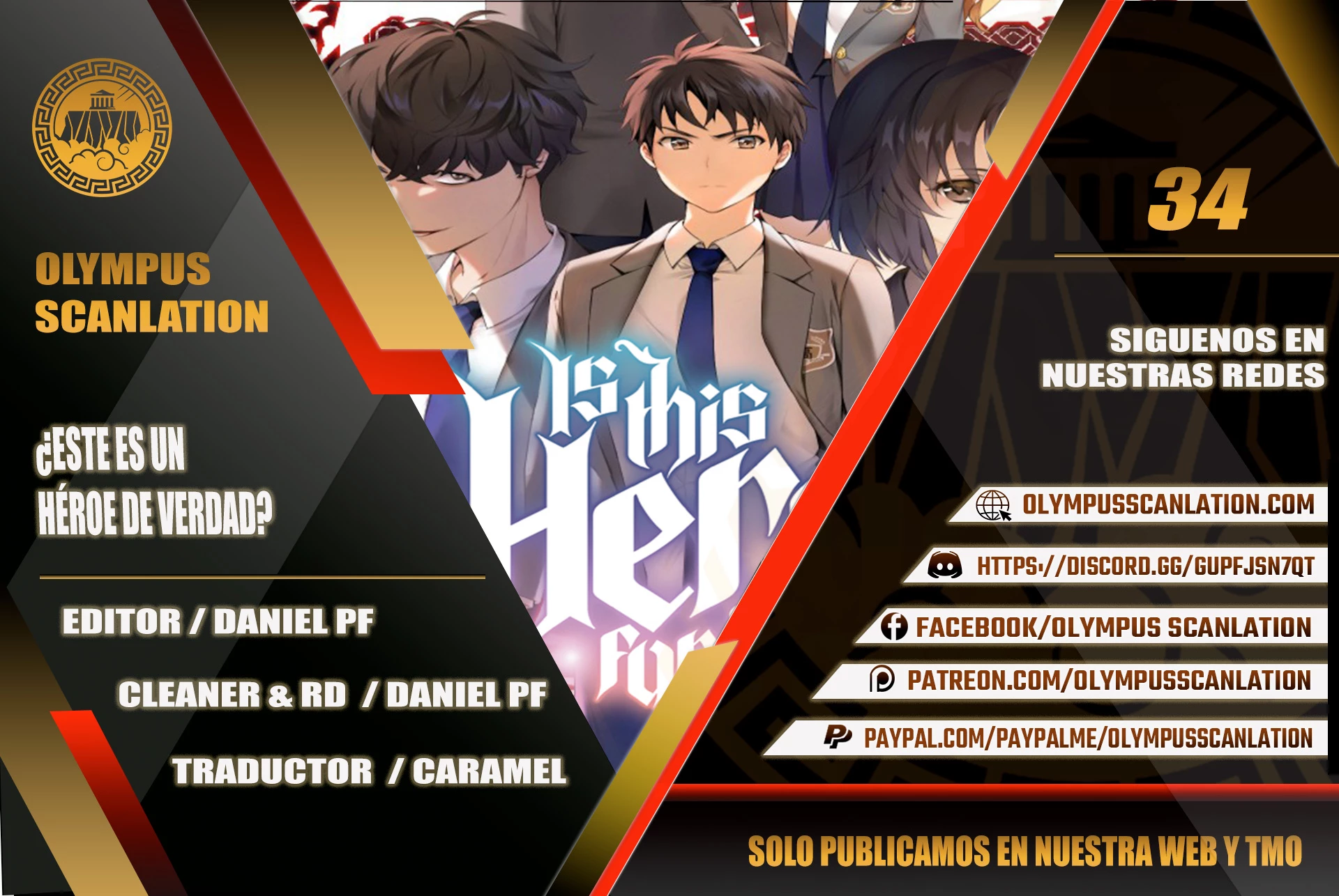 ¿Es un héroe de verdad? > Capitulo 34 > Page 01