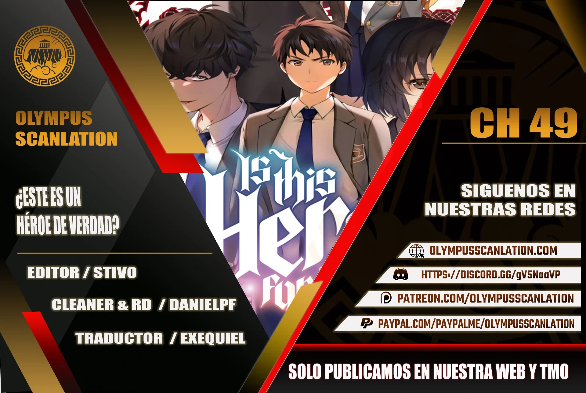 ¿Es un héroe de verdad? > Capitulo 49 > Page 01