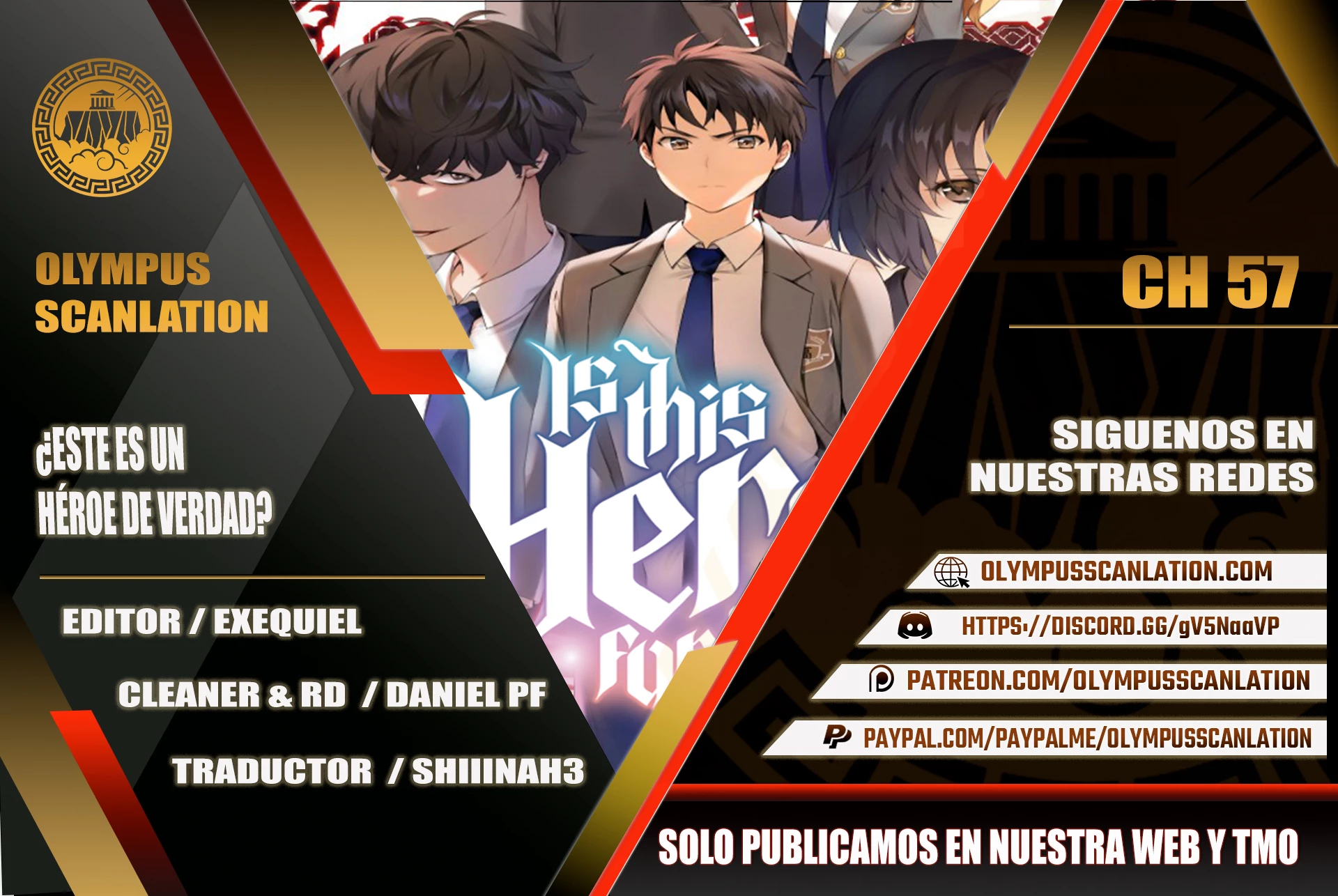 ¿Es un héroe de verdad? > Capitulo 57 > Page 01