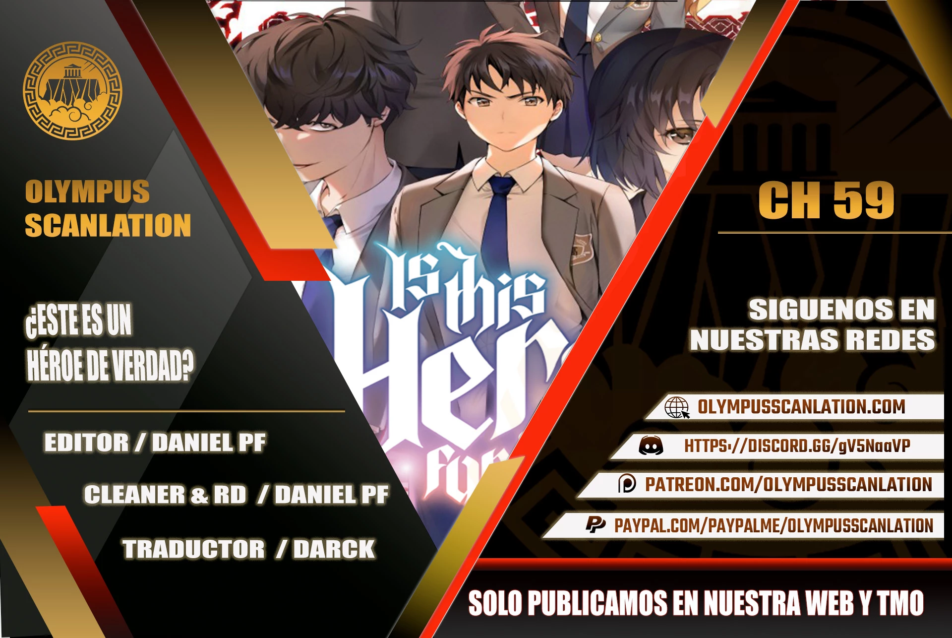 ¿Es un héroe de verdad? > Capitulo 59 > Page 01