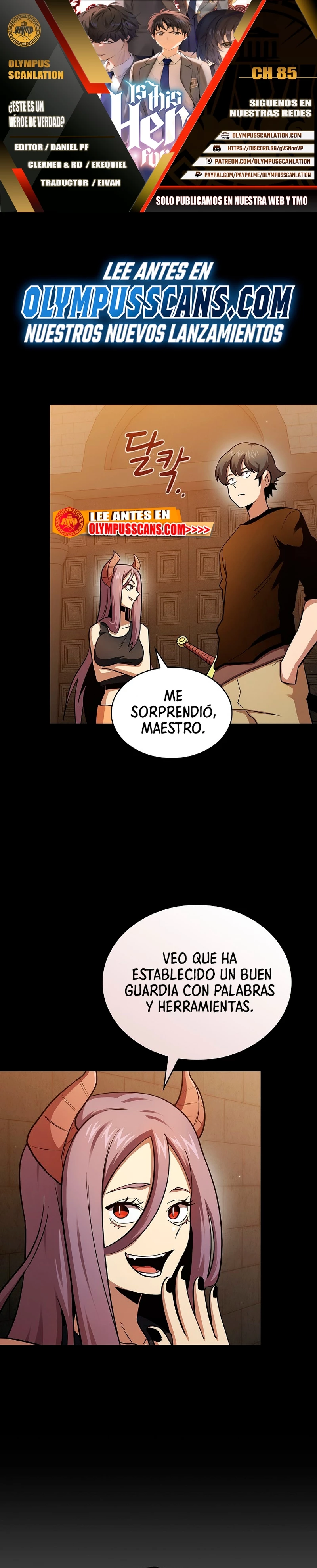 ¿Es un héroe de verdad? > Capitulo 85 > Page 01