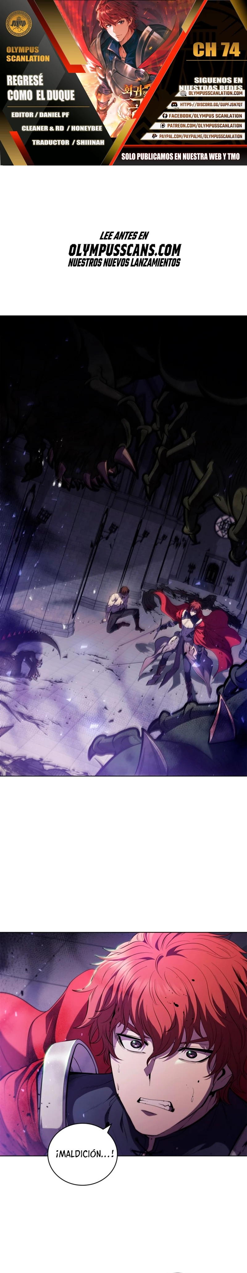 Regresé como el Duque > Capitulo 74 > Page 01