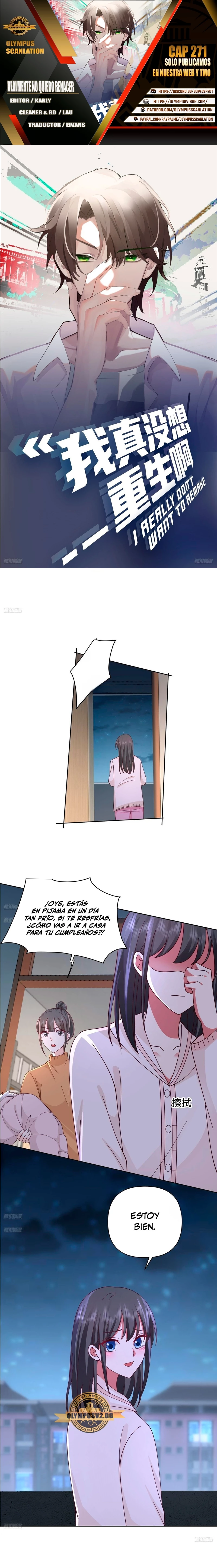  Realmente no quiero renacer > Capitulo 271 > Page 01