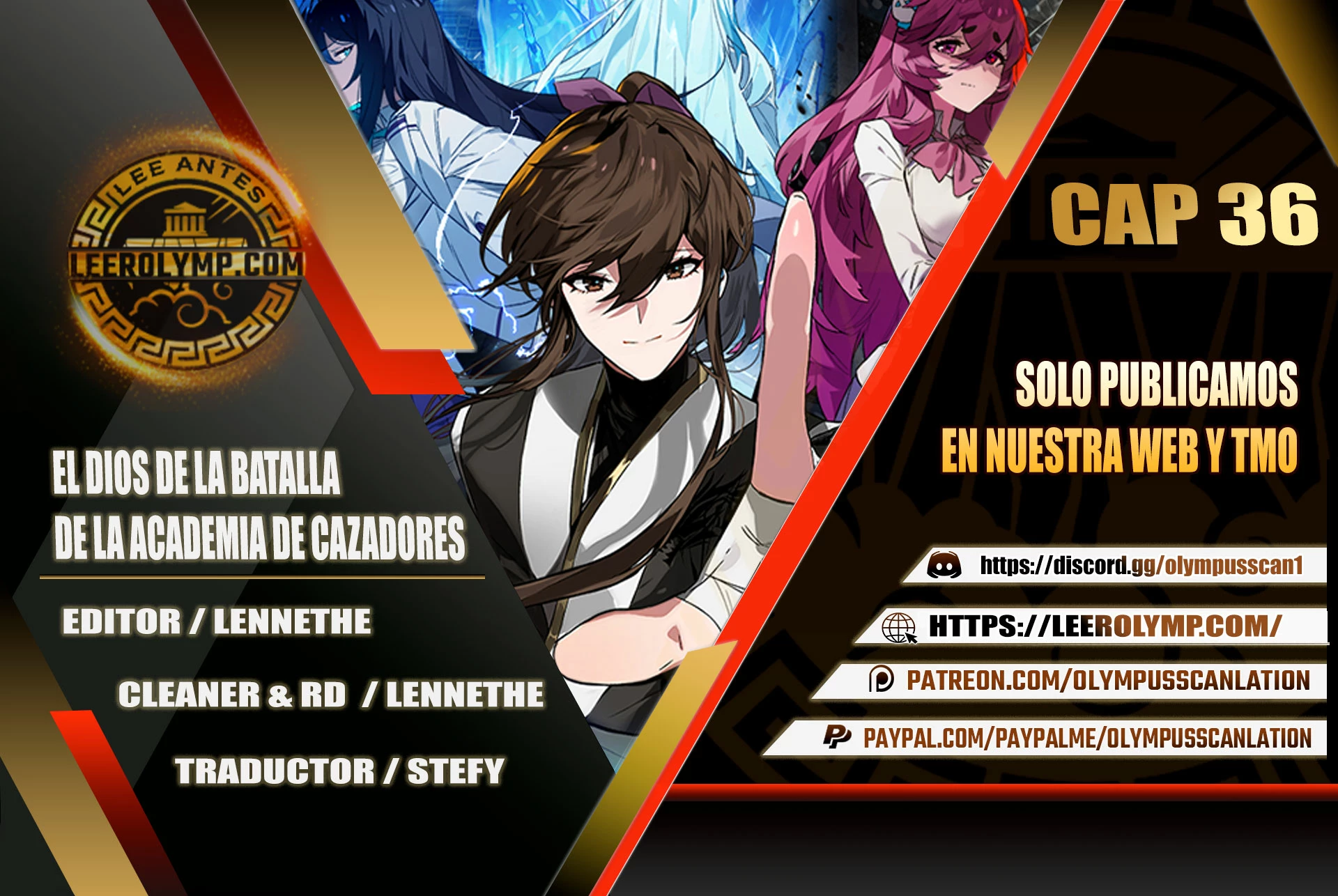 El Dios de la Batalla de la Academia de Cazadores > Capitulo 37 > Page 01