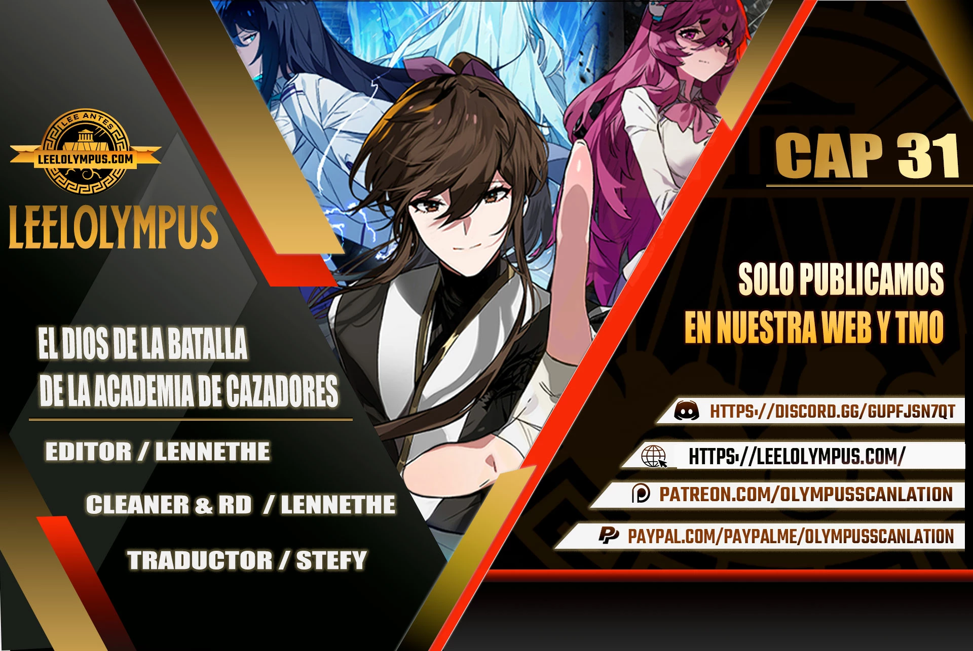 El Dios de la Batalla de la Academia de Cazadores > Capitulo 31 > Page 01