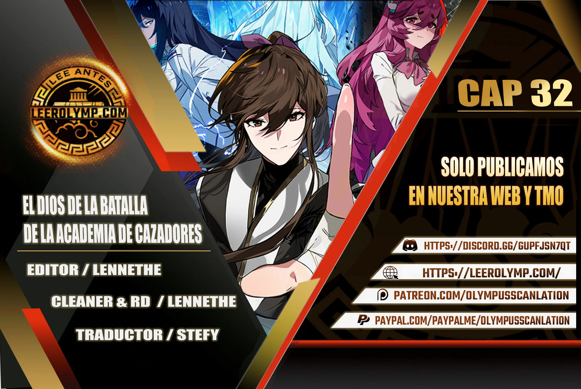 El Dios de la Batalla de la Academia de Cazadores > Capitulo 32 > Page 01